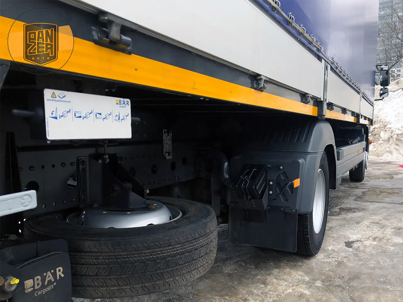 Mercedes Atego 1218L, 2017 г, шторно-бортовой 45 м3, гидролифт - фото 10