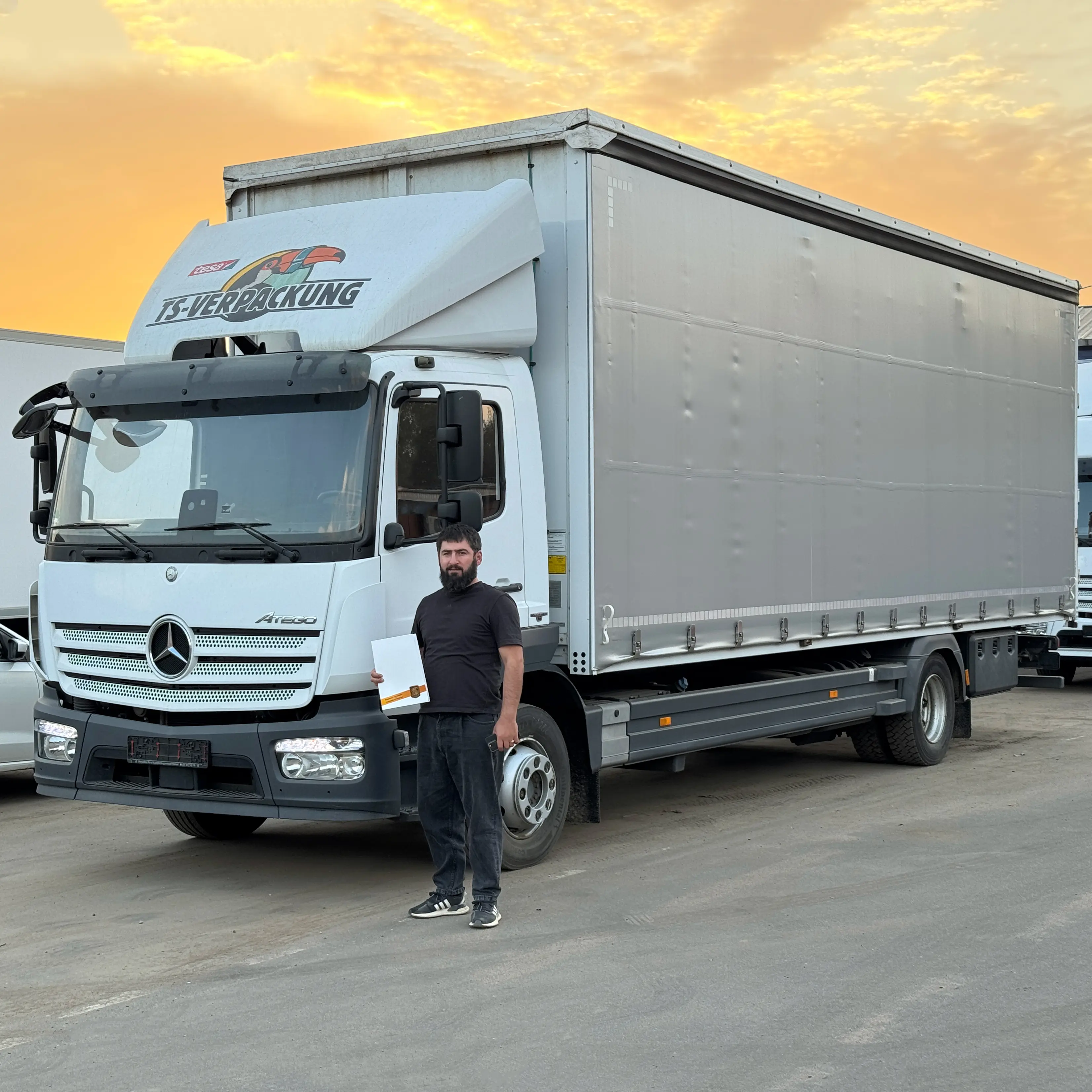 Фотография покупателя Mercedes Atego 1230 шторный, Московская область - регион отгрузки