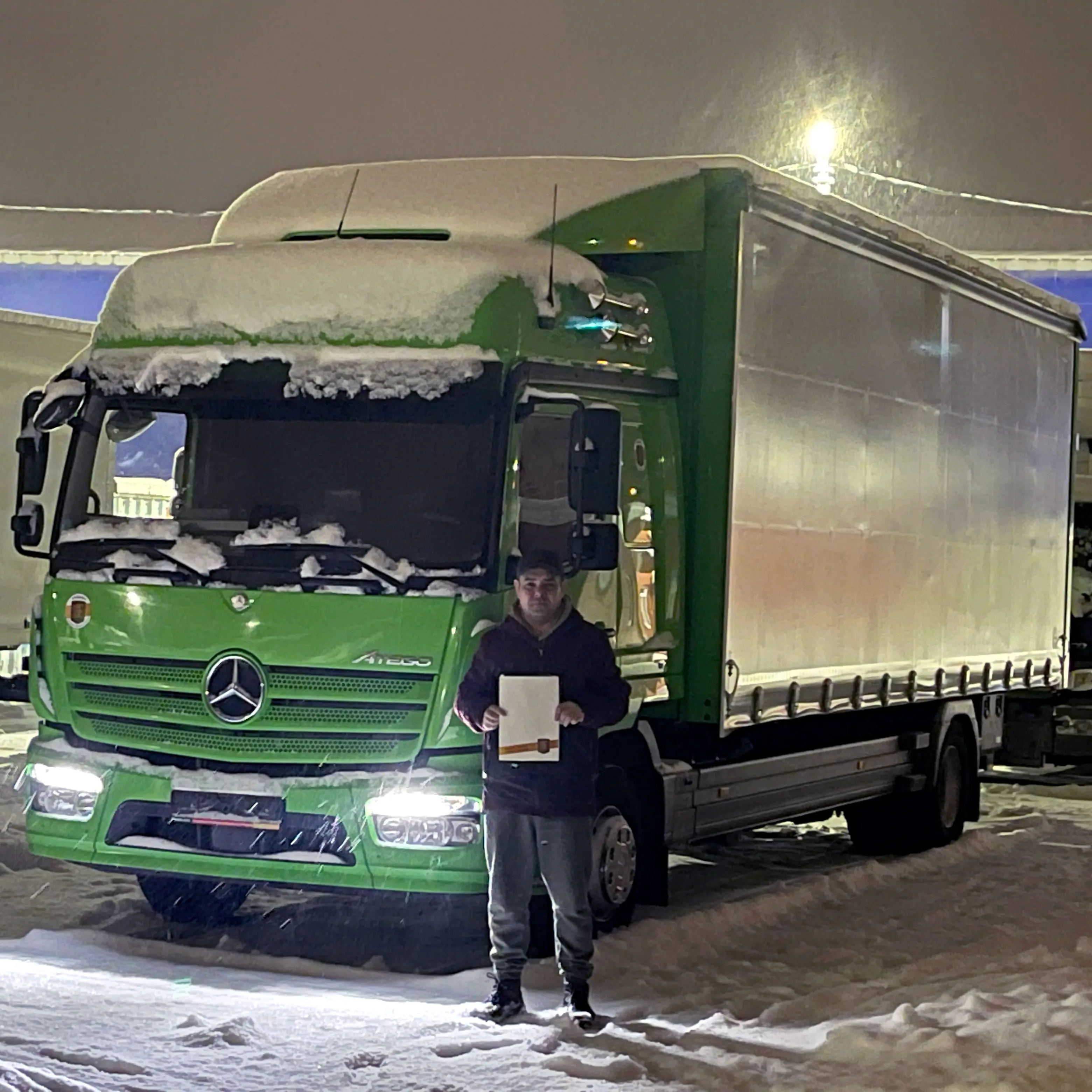 Фотография покупателя Mercedes Atego 1227 шторный, Нижегородская область - регион отгрузки