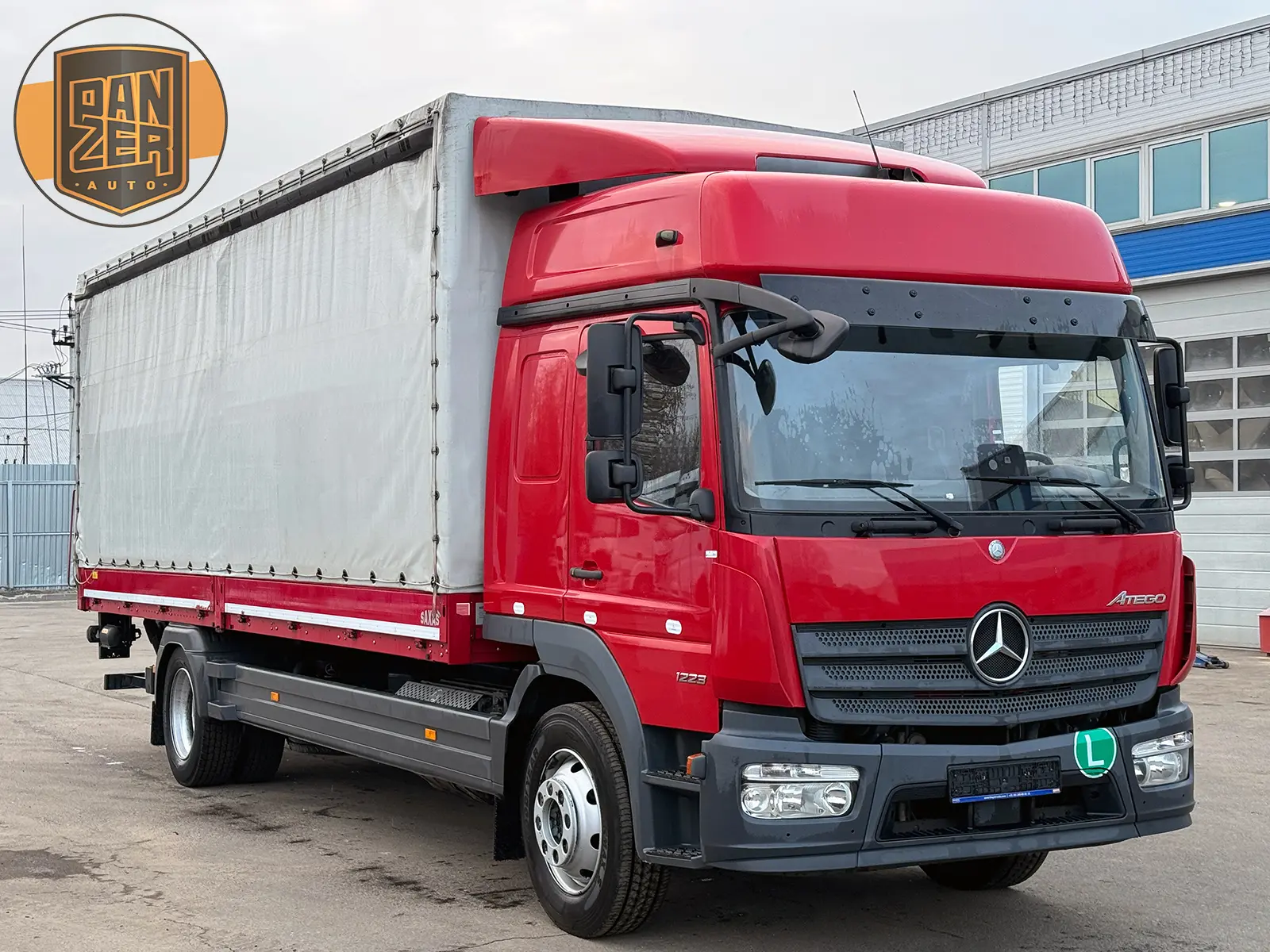 Mercedes Atego 1223, 2018 год, штора-борт 44 м3, гидроборт купить из Германии 8