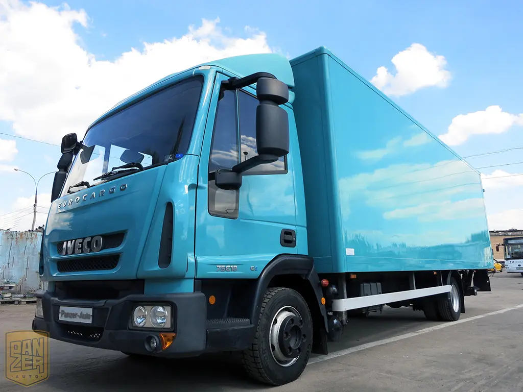 Iveco Eurocargo 75E18, фургон 7.1 м, г/п 5 тонн, гидролифт. Без пробега по РФ! - фото
