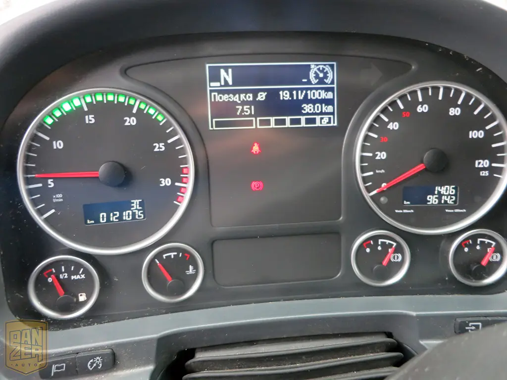 Грузовой МАН 12.250 до 12 тонн, 2014г, кузов 9.1м штора-борт 68м3 - фото 15