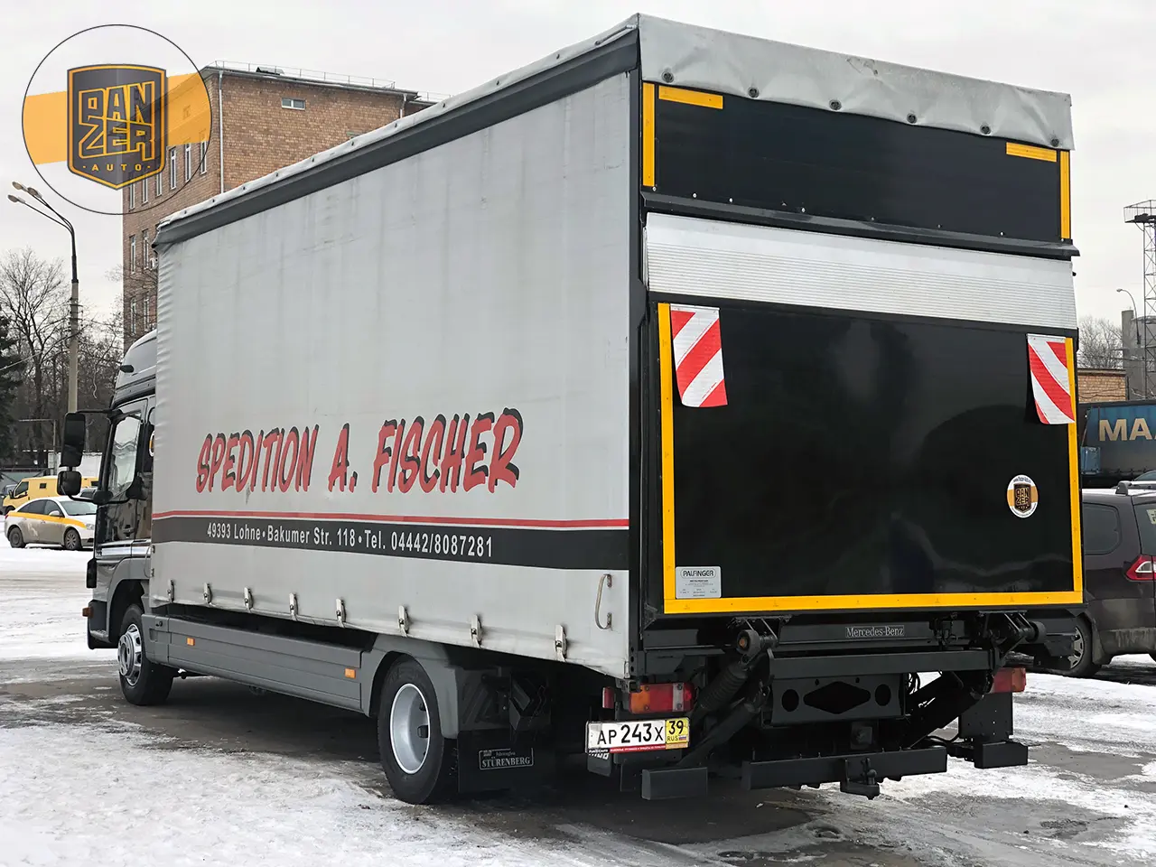 Mercedes Atego 822 L, 12/2013г, пятитонник, штора 40 м3 с гидролифтом, 2 спальника - фото 9