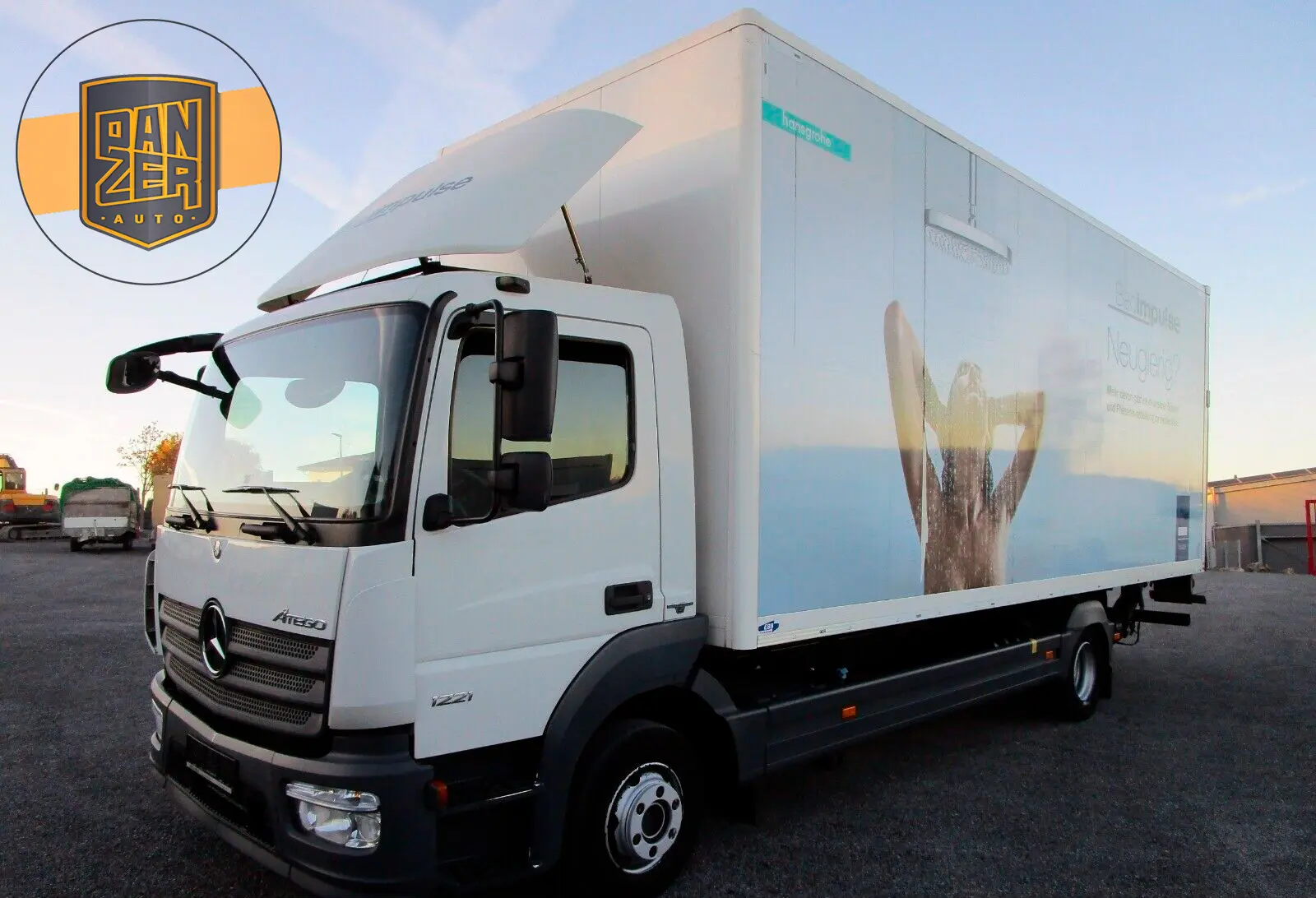Mercedes Atego 1221 L NEW, 2015 год, фургон 47 м3, высота 2.67м, гидролифт - фото