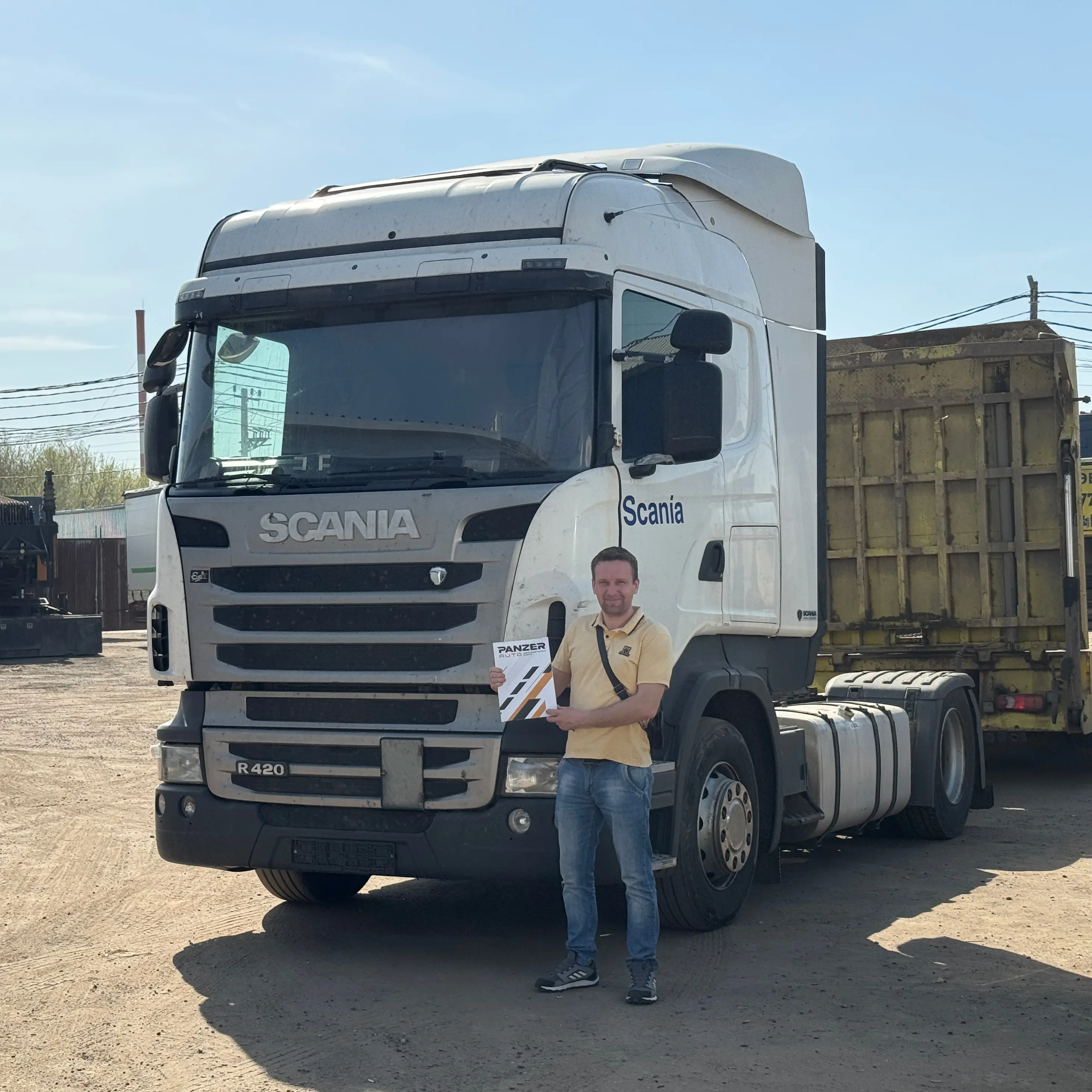 Фотография покупателя Scania R420 тягач, г. Нижний Новгород - регион отгрузки