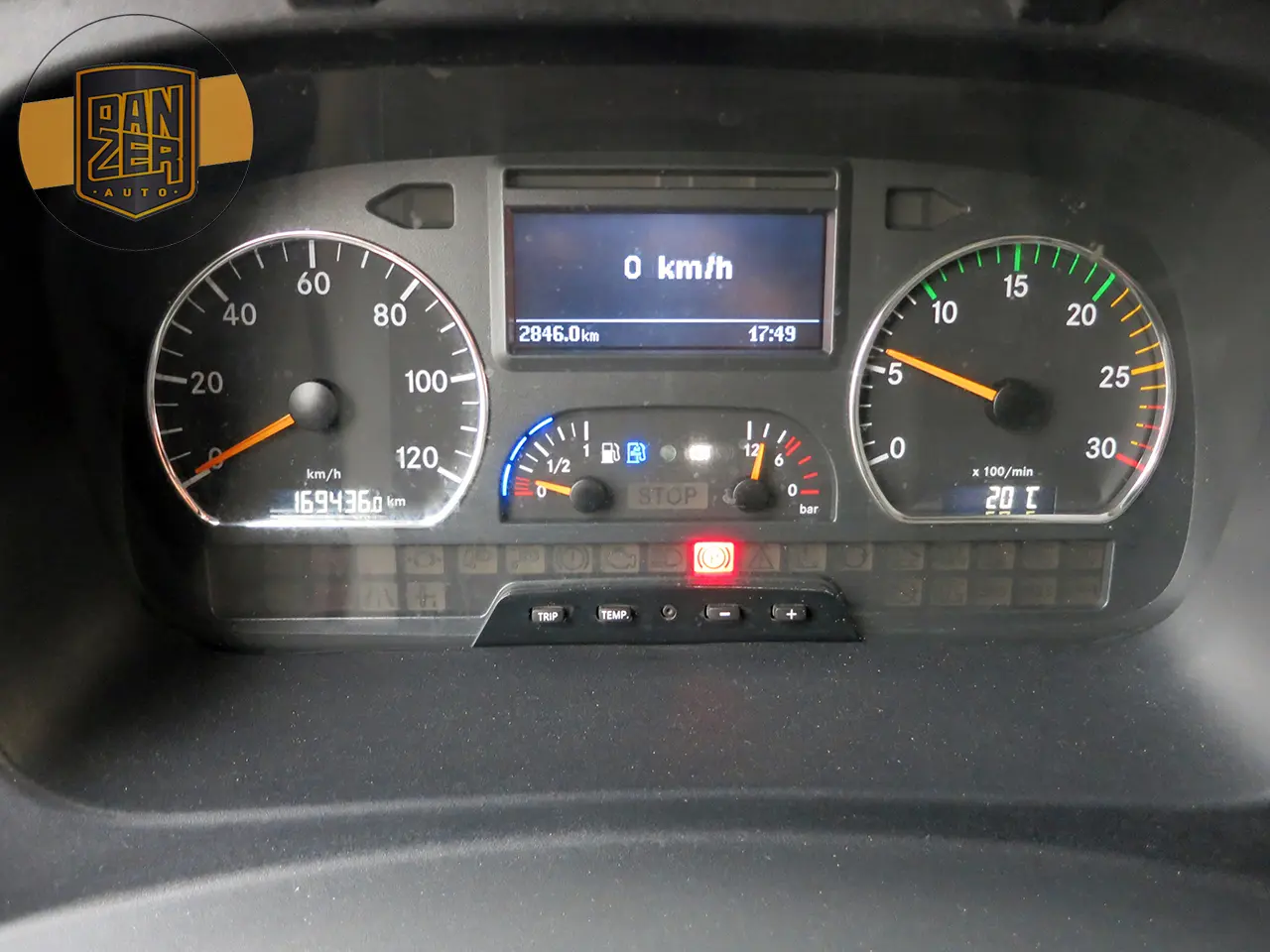 Mercedes Atego 818 L, изотермический фургон 7.3 м, 2012 г, гидроборт - фото 20