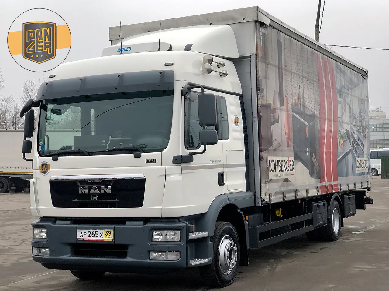 MAN TGM 12.250 BL, 2013 год, штора-борт 52 куба с гидробортом - фото 8