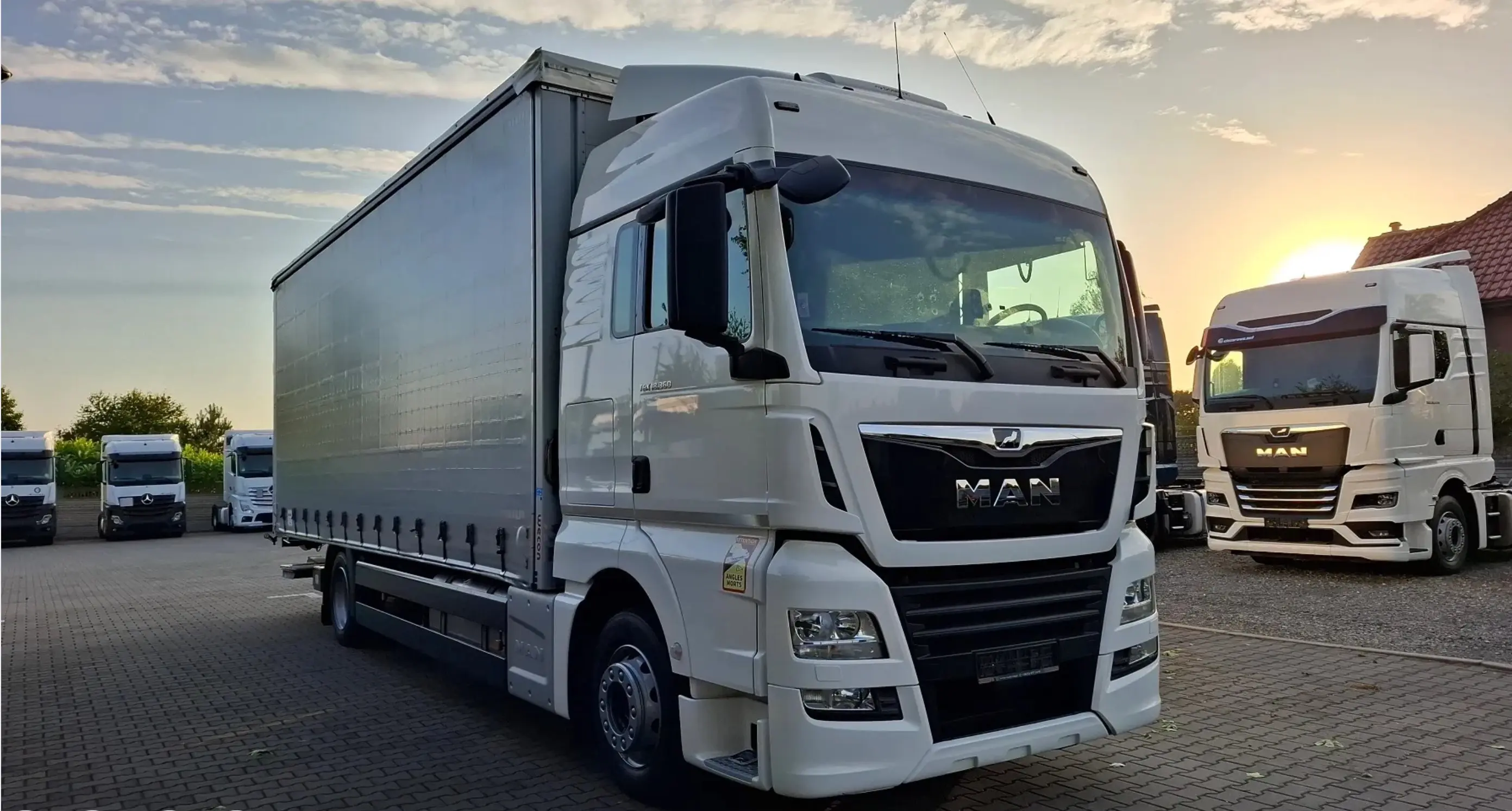 man tgx 18.360, 2019 года, штора 20 палет, ворота и гидроборт 6