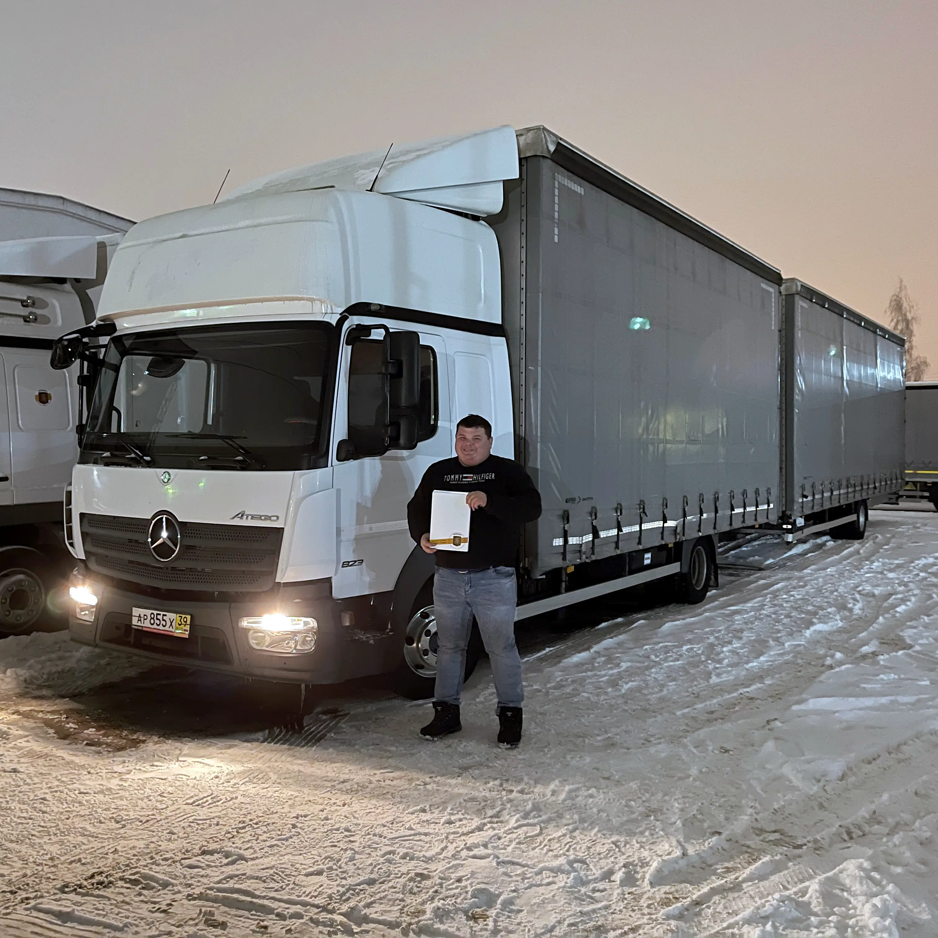 Фотография покупателя Mercedes Atego 823 автопоезд, г. Смоленск - регион отгрузки