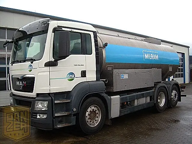 MAN TGS 26.360, молоковоз Jansky 15000л, компьютер DICO 700, счетчик, система промывки цистерны - фото