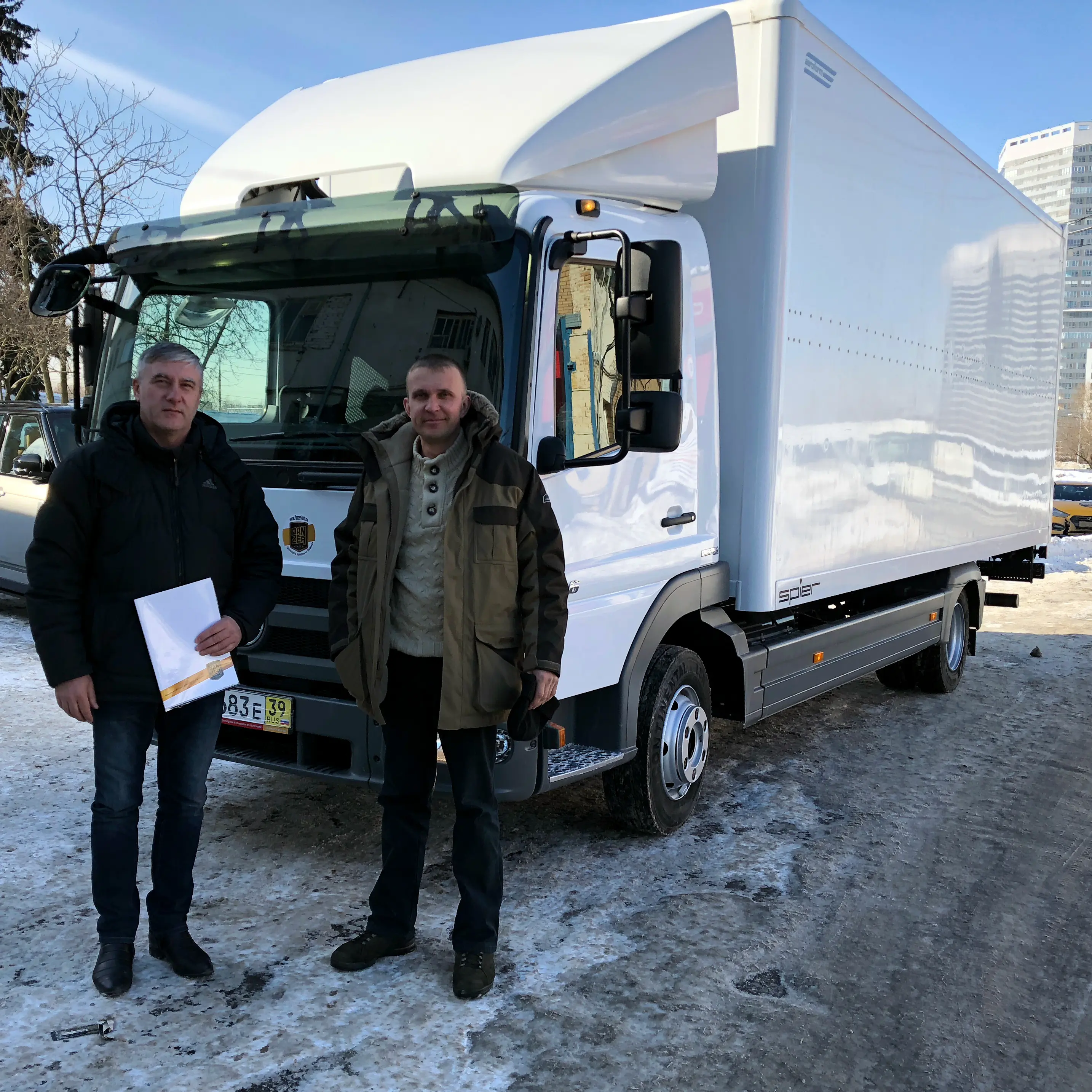 Фотография покупателя Mercedes Atego 816 фургон, г. Владимир - регион отгрузки