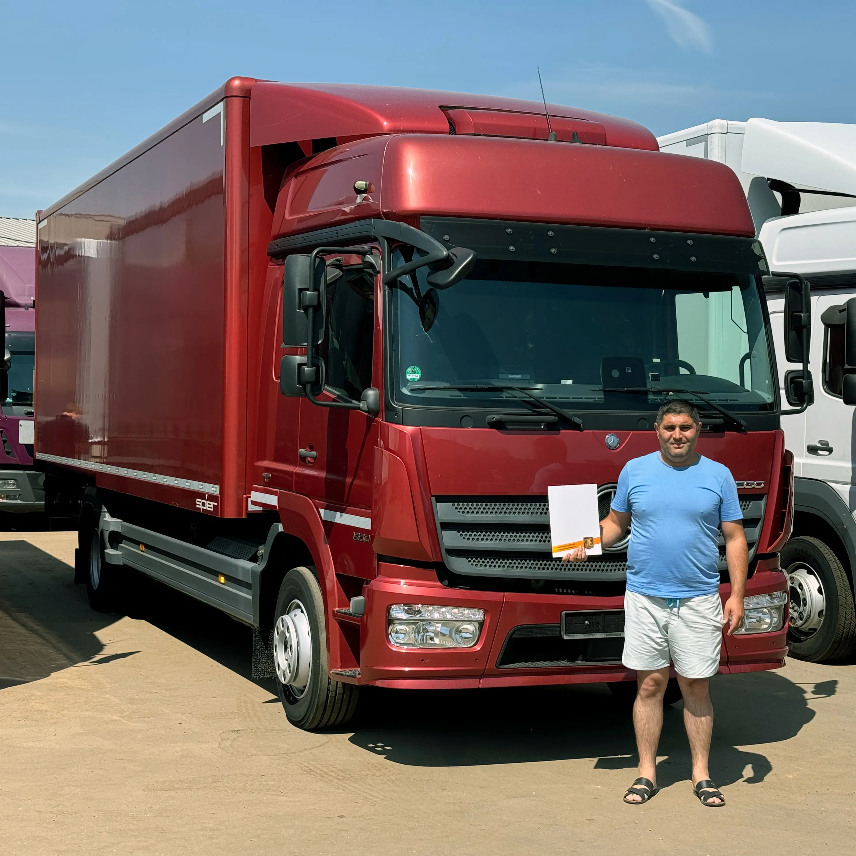 Фотография покупателя Mercedes Atego 1230 фургон, Московская область - регион отгрузки