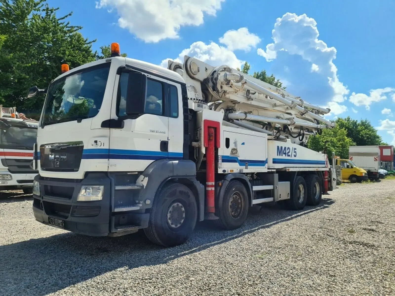 Автобетононасос 42 метра Putzmeister M 42-5 на шасси MAN TGS 37.440, без пробега по РФ - фото 6
