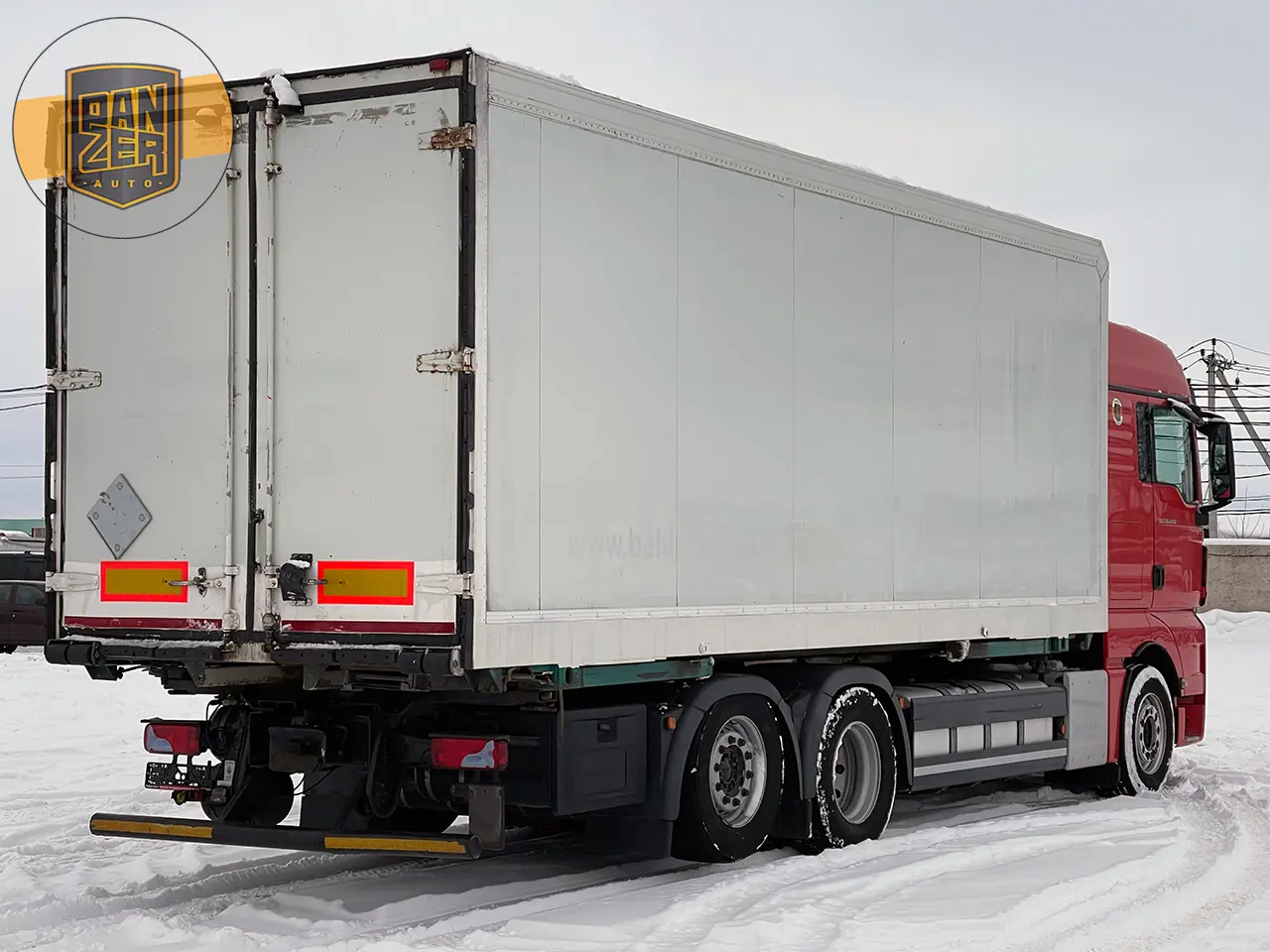 Тушевоз MAN TGX 26.440 6х2, 2015г, будка Schmitz 18 палет, ХОУ Carrier Supra 750, без пробега по РФ - фото