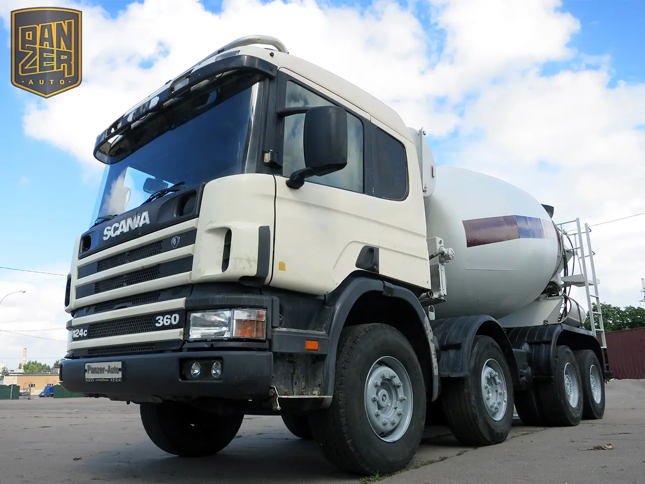 Автобетоносмеситель Scania 124C, 8х4, 10 кубов, спальник - фото 8