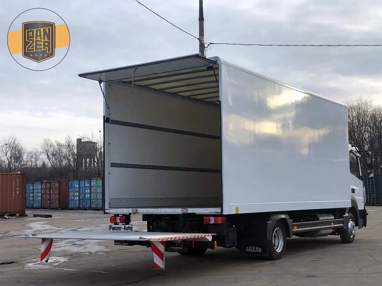 Mercedes Atego 816 L New, фургон с гидробортом, 2015 год - фото