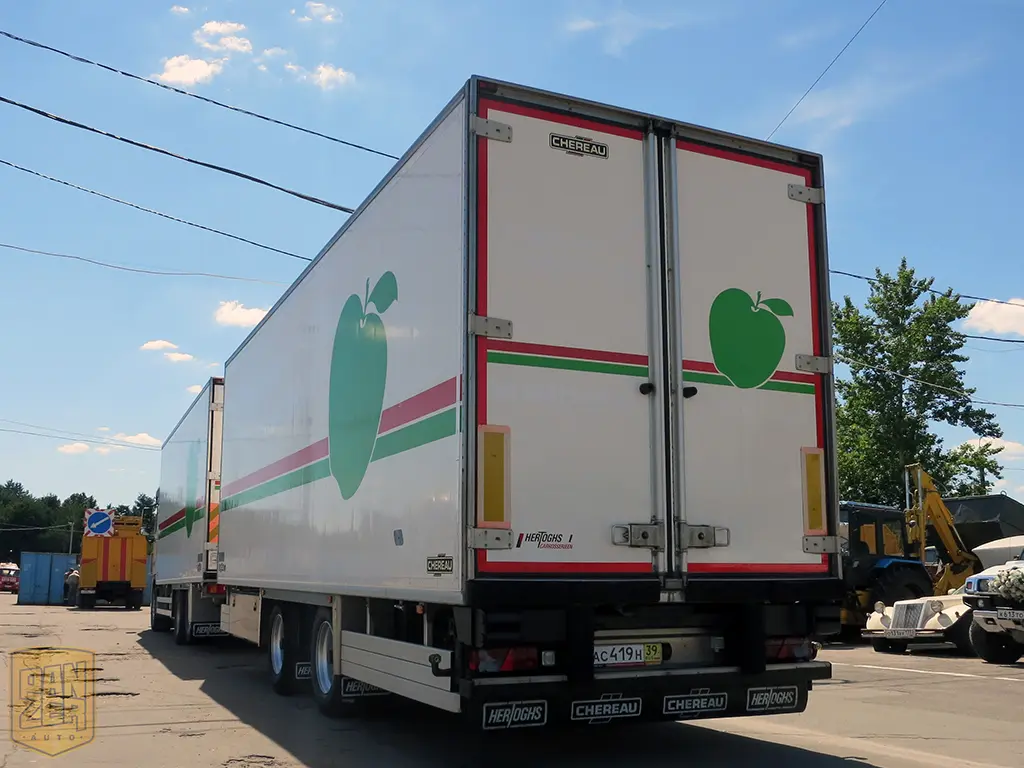Изотермический прицеп тандем Chereau, 20 европалет, сквозная погрузка - фото 9