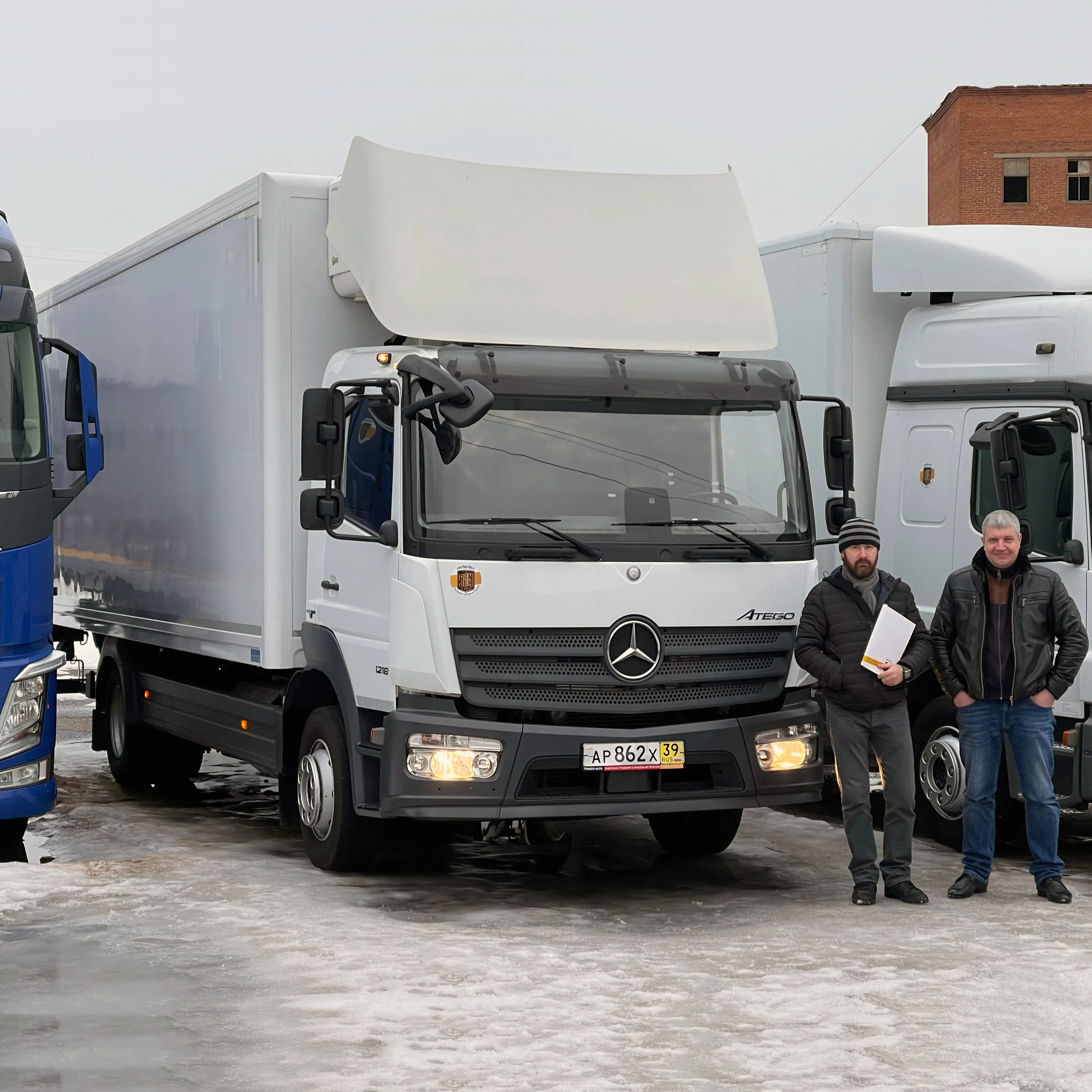 Фотография покупателя Mercedes Atego 1218 рефрижератор, г. Москва - регион отгрузки