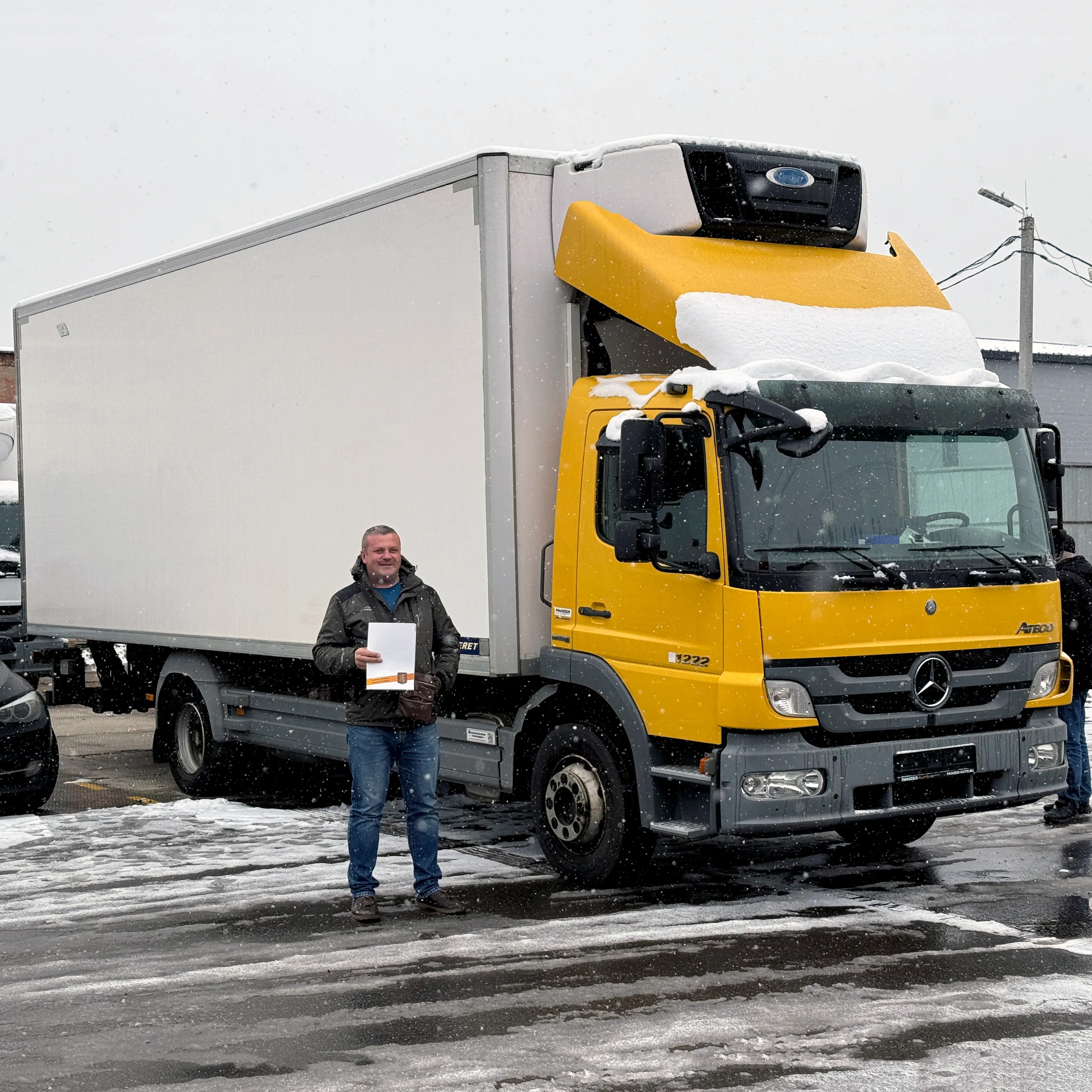 Фотография покупателя Mercedes Atego 1222 рефрижератор, г. Москва - регион отгрузки