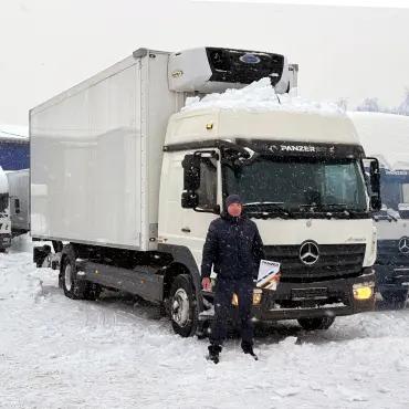 Фотография покупателя Mercedes Atego 1224 рефрижератор, Республика Мордовия - регион отгрузки