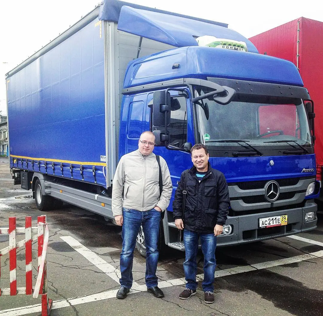 Фотография покупателя Mercedes Atego 1224 шторный, г. Киров - регион отгрузки