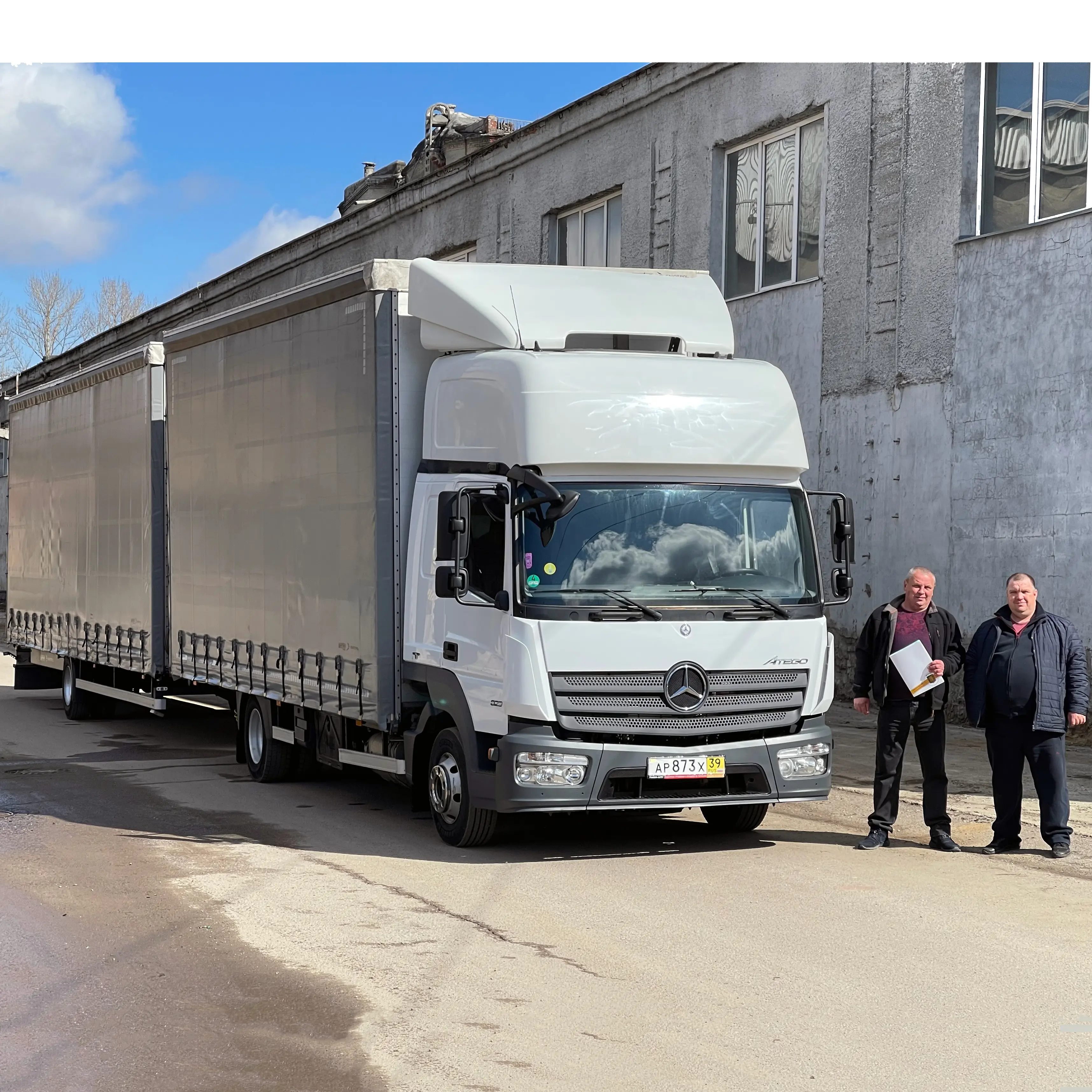 Фотография покупателя Mercedes Atego 823 автопоезд, Калужская область - регион отгрузки