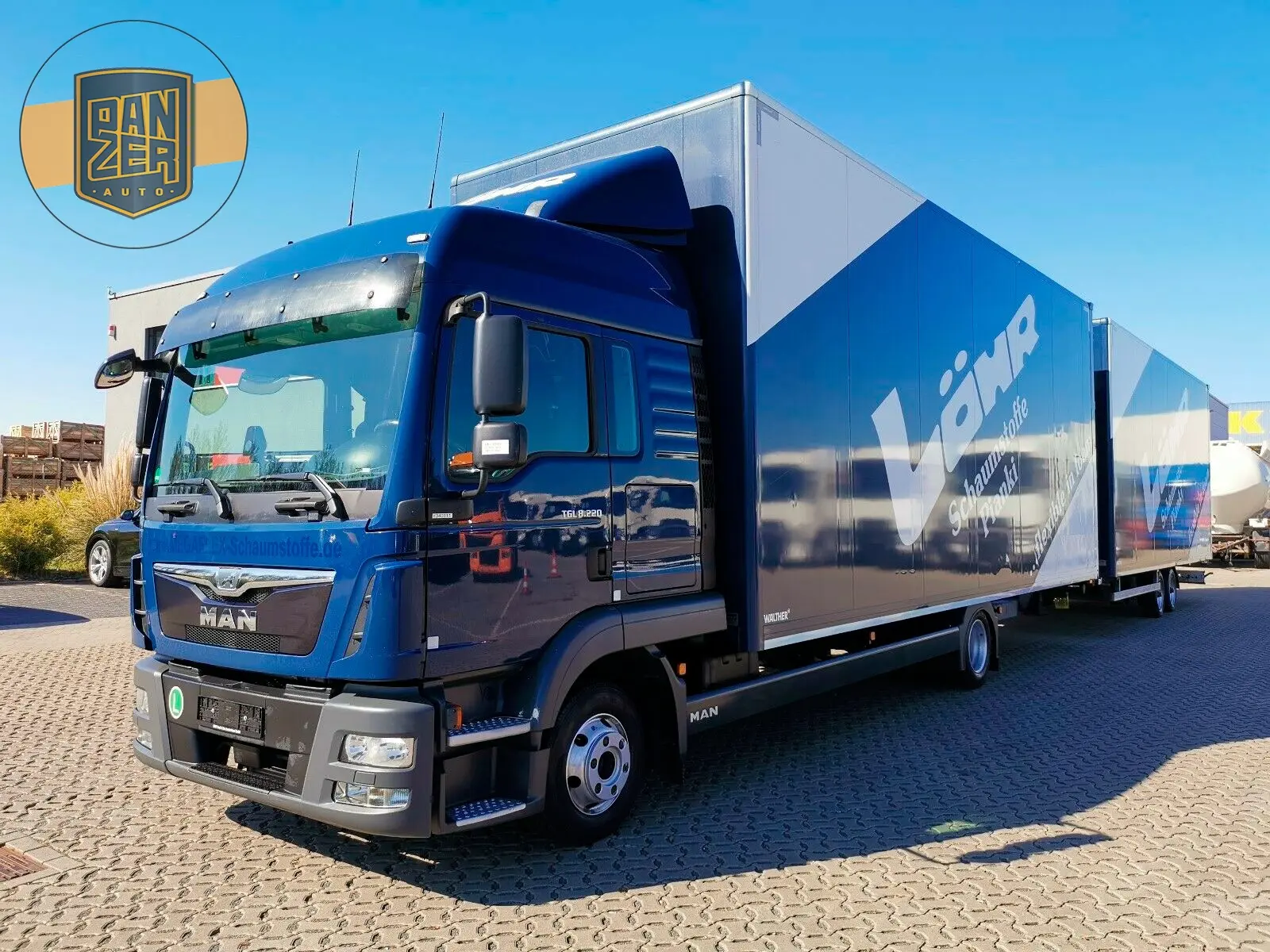 Автопоезд-фургон 120 кубов, MAN TGL 8.220 нового поколения, 2016г - фото