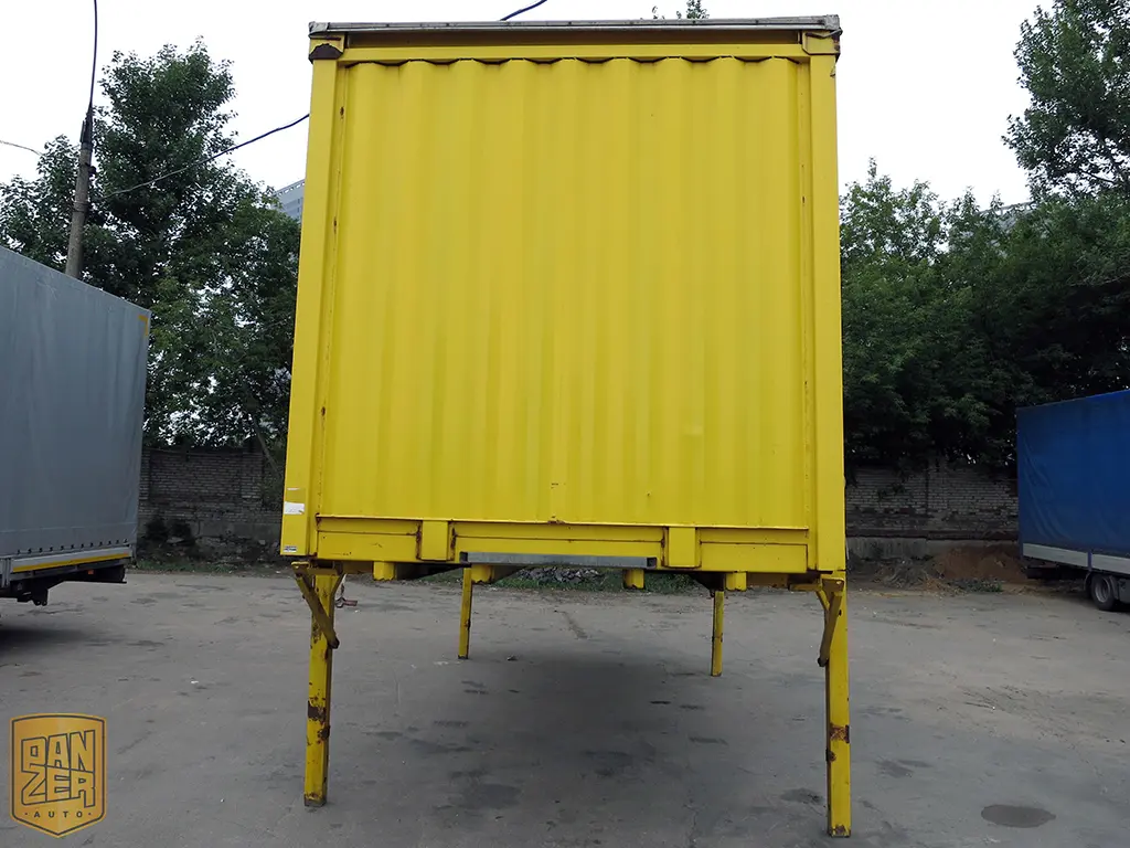 Стандартный сменный кузов КРОНЕ, BDF 7.45, штора 48м3, все загрузки, 2004 г.в. - фото 9