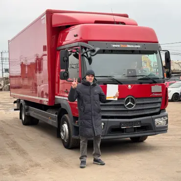 Фотография покупателя Mercedes Atego 1230 фургон, Республика Марий Эл - регион отгрузки