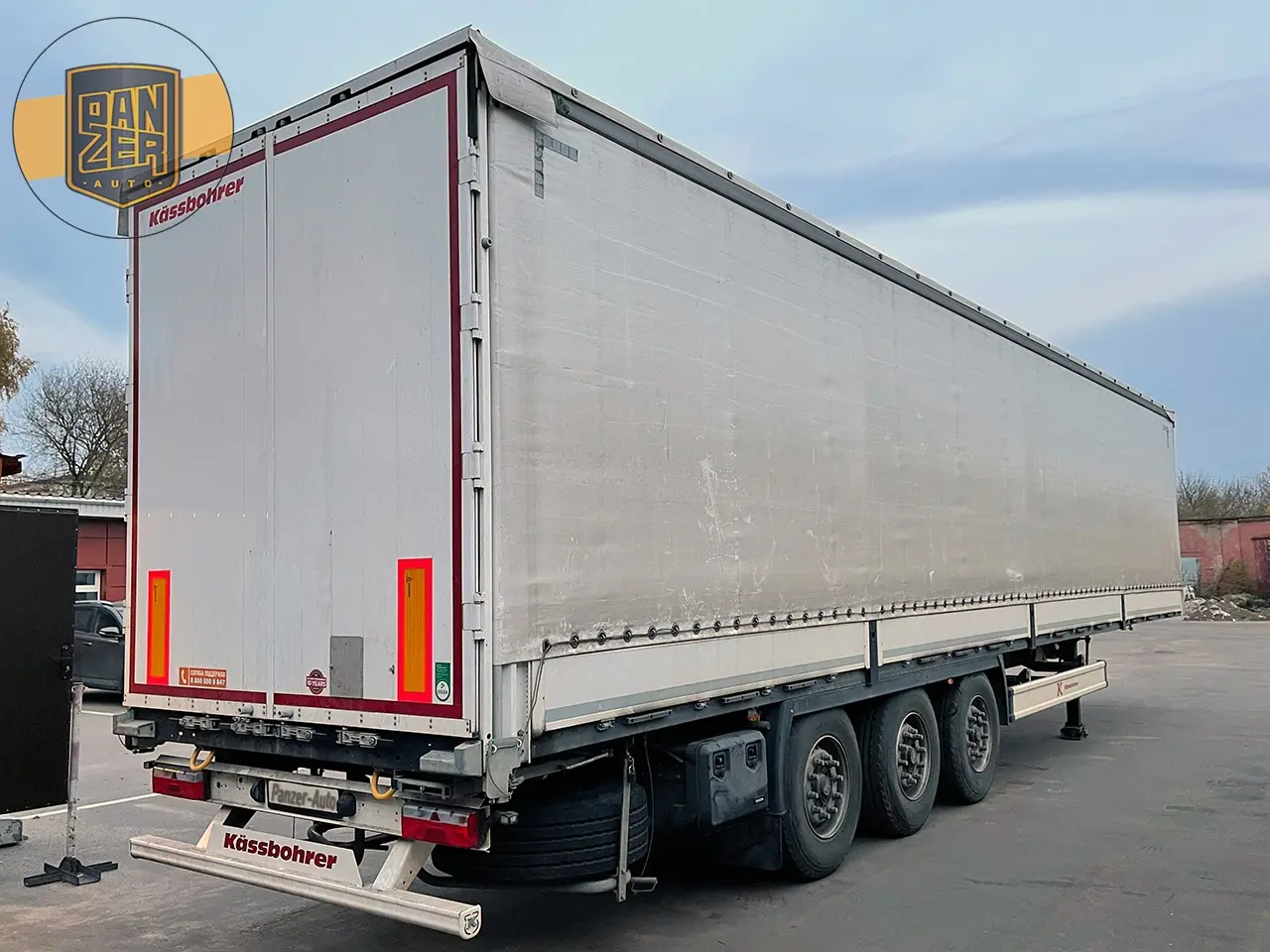 Kassbohrer XS, полуприцеп штора-борт 91м3, 2018 год, подъемная ось, состояние нового - фото 8