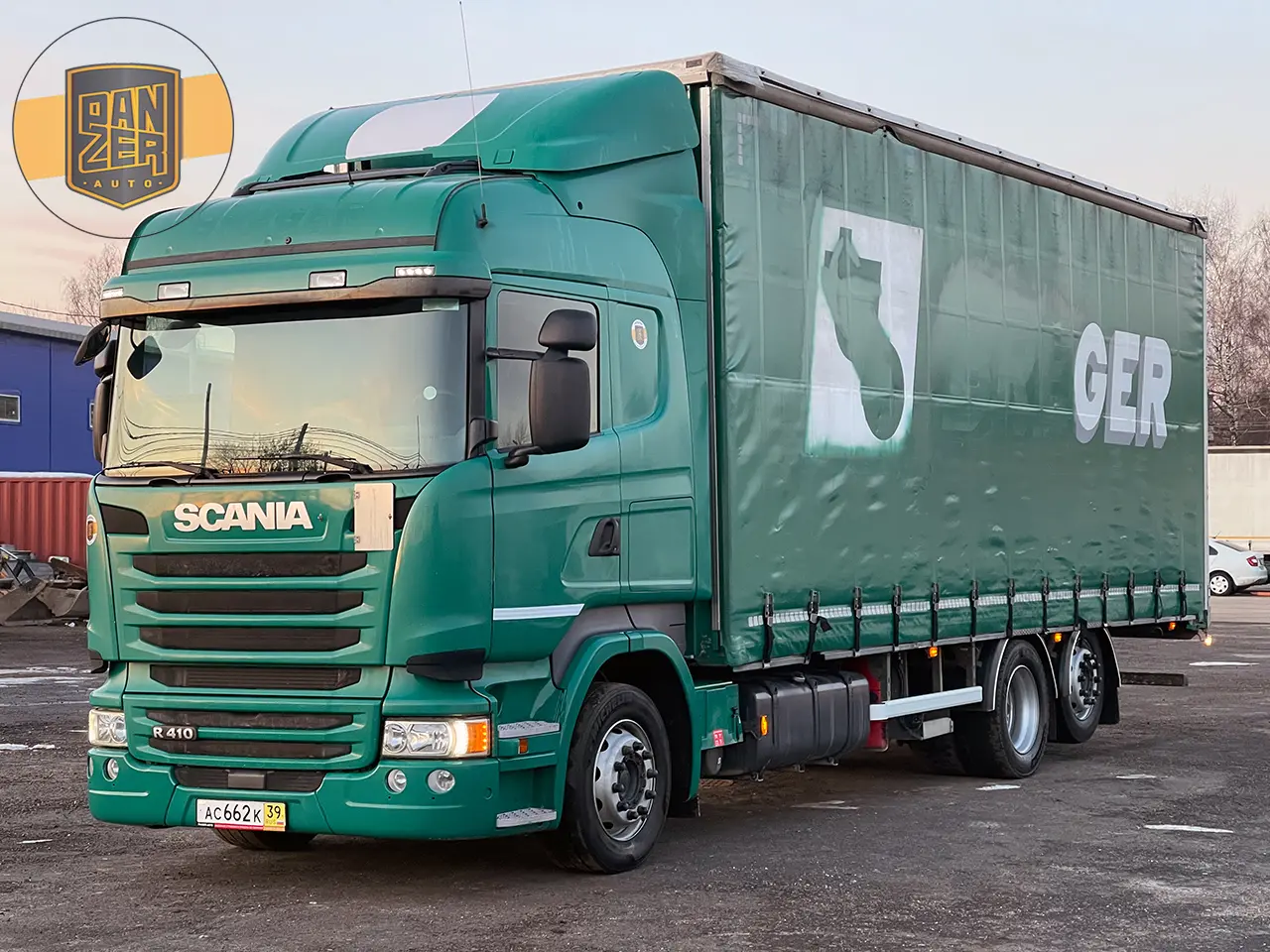Scania R 410, штора 60 кубов, пятнадцатитонник - фото