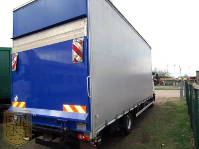 MAN TGL 12.250 L, штора 54 м3, кузов 7.2м, гидролифт, 2 спальника, автономка, кондиционер - фото