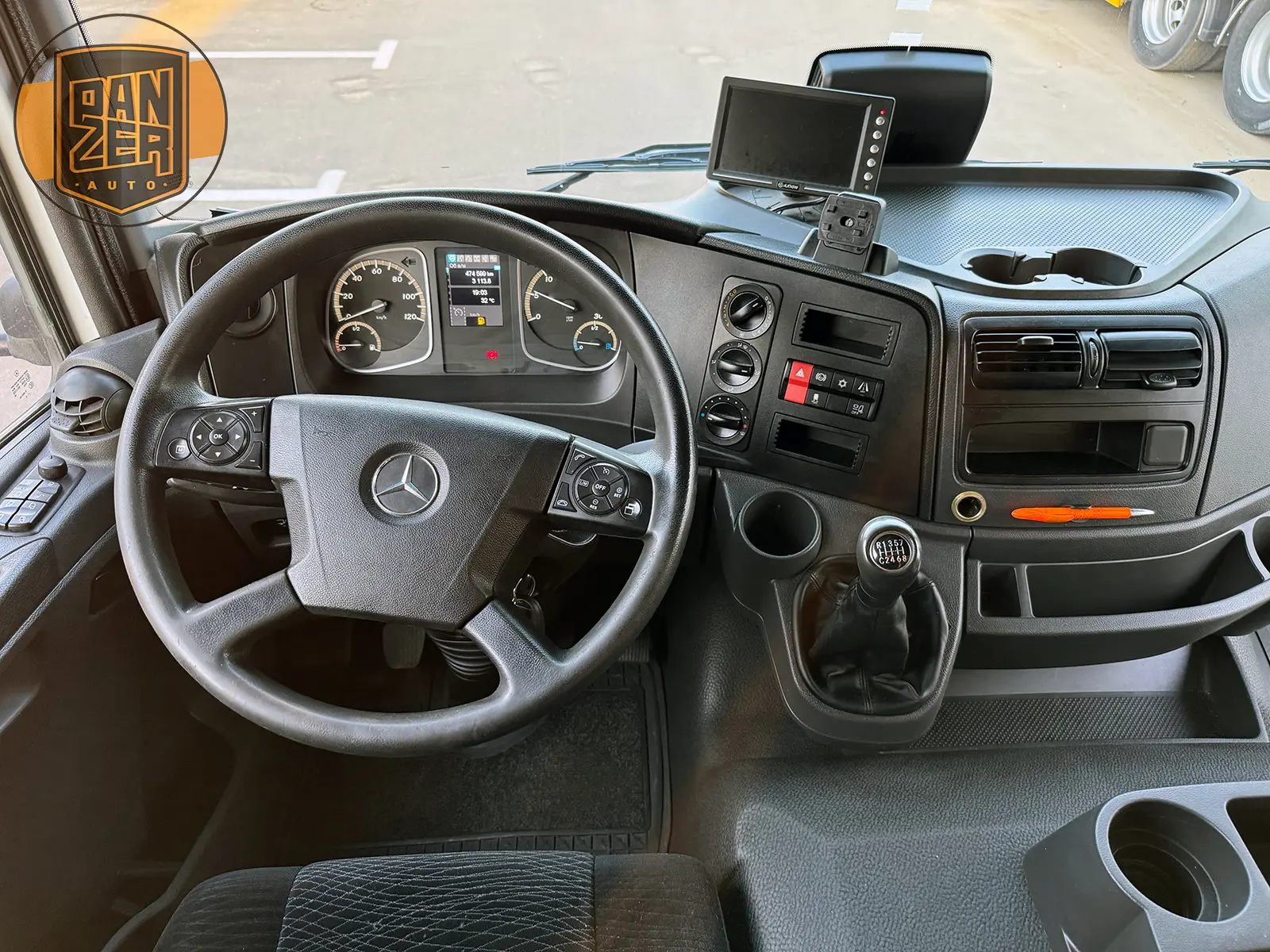 mercedes-benz atego 1230, фургон 18 палет, гидроборт 4