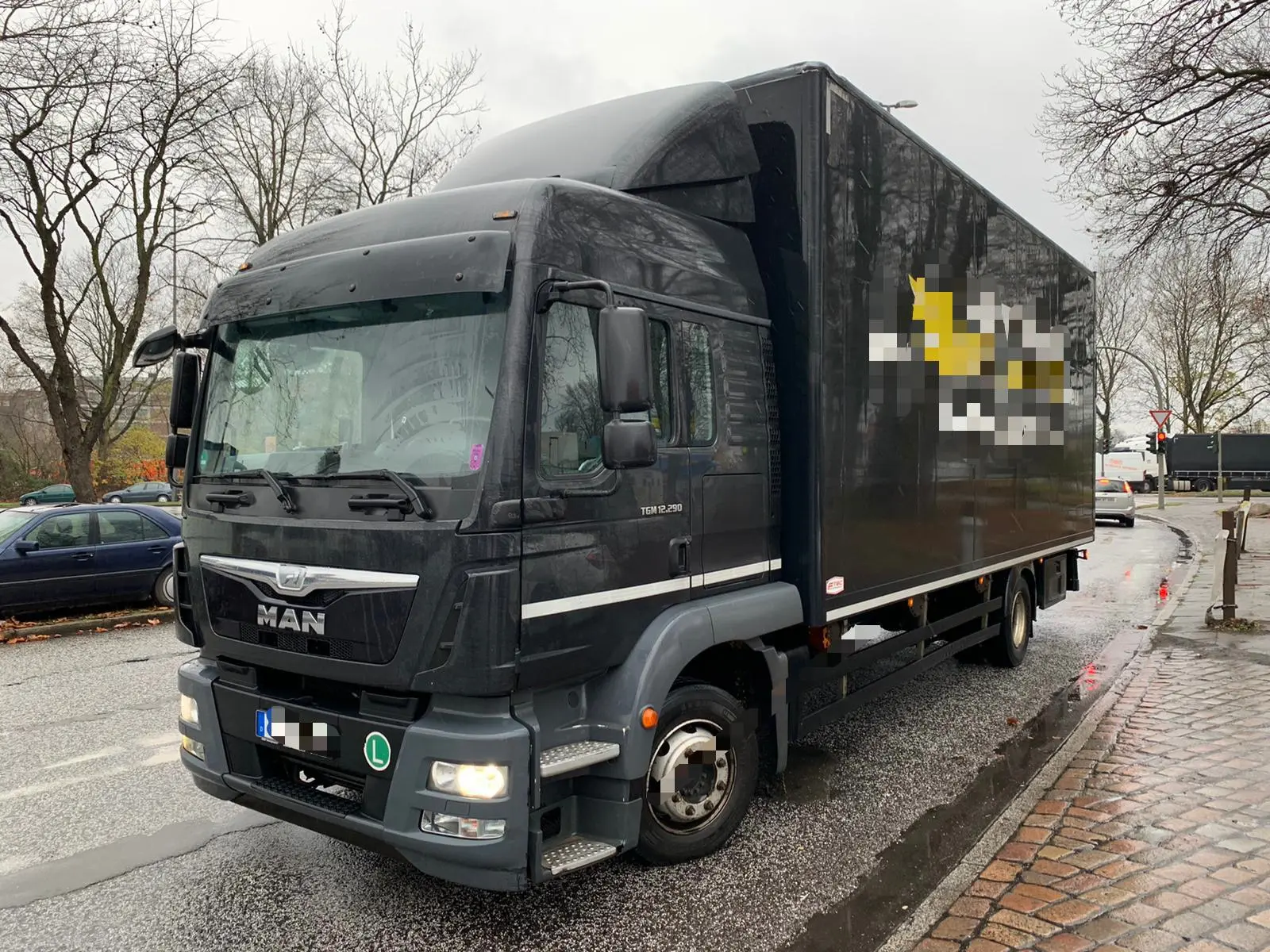 MAN TGM 12.290 BL, 2014 год, фургон кубатурник 55 кубов, гидролифт - фото 6