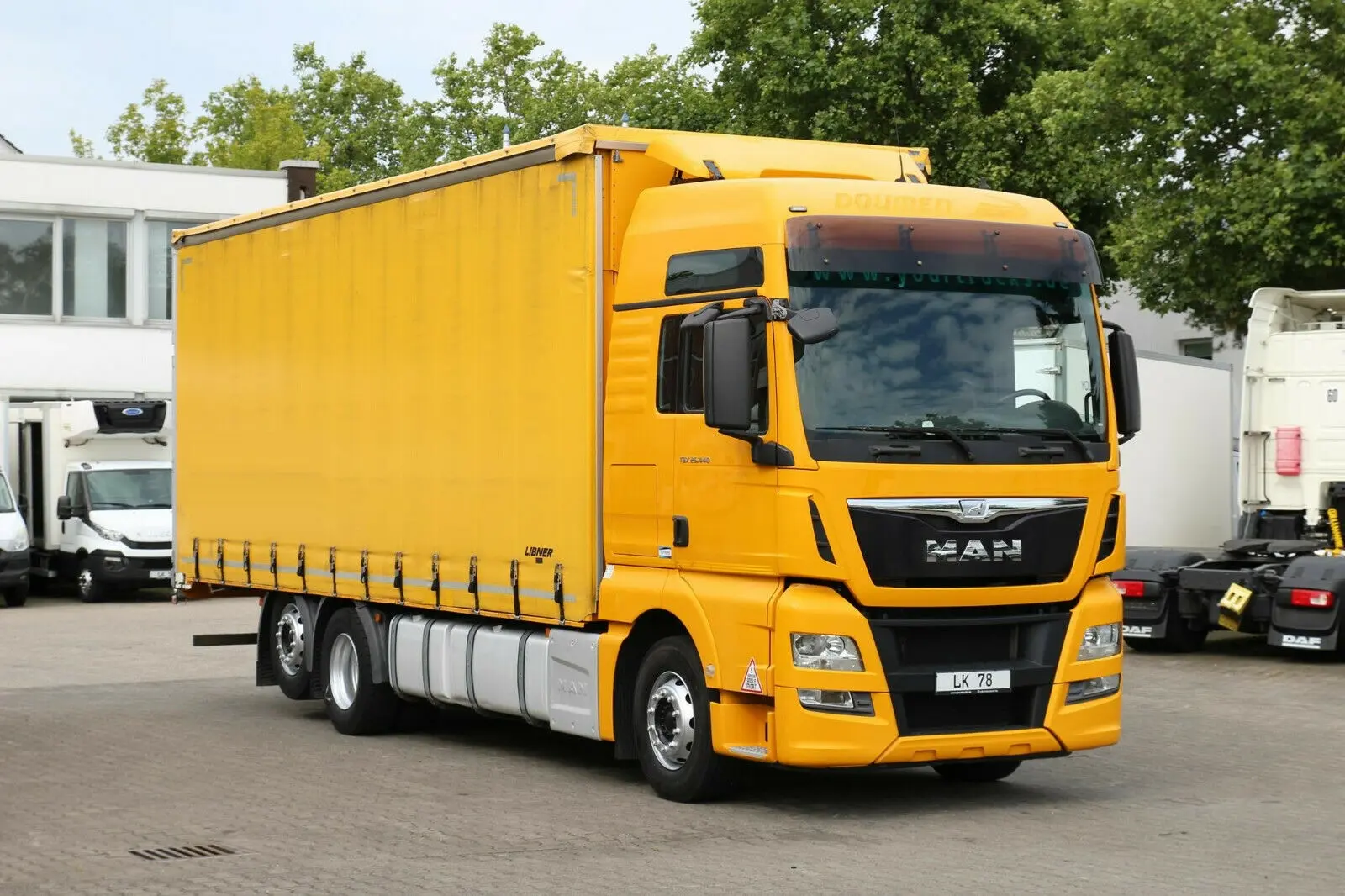 MAN TGX 26.440 штора 60 кубов, 2015 г, все виды загрузки, 20 палет, без пробега по РФ - фото 7