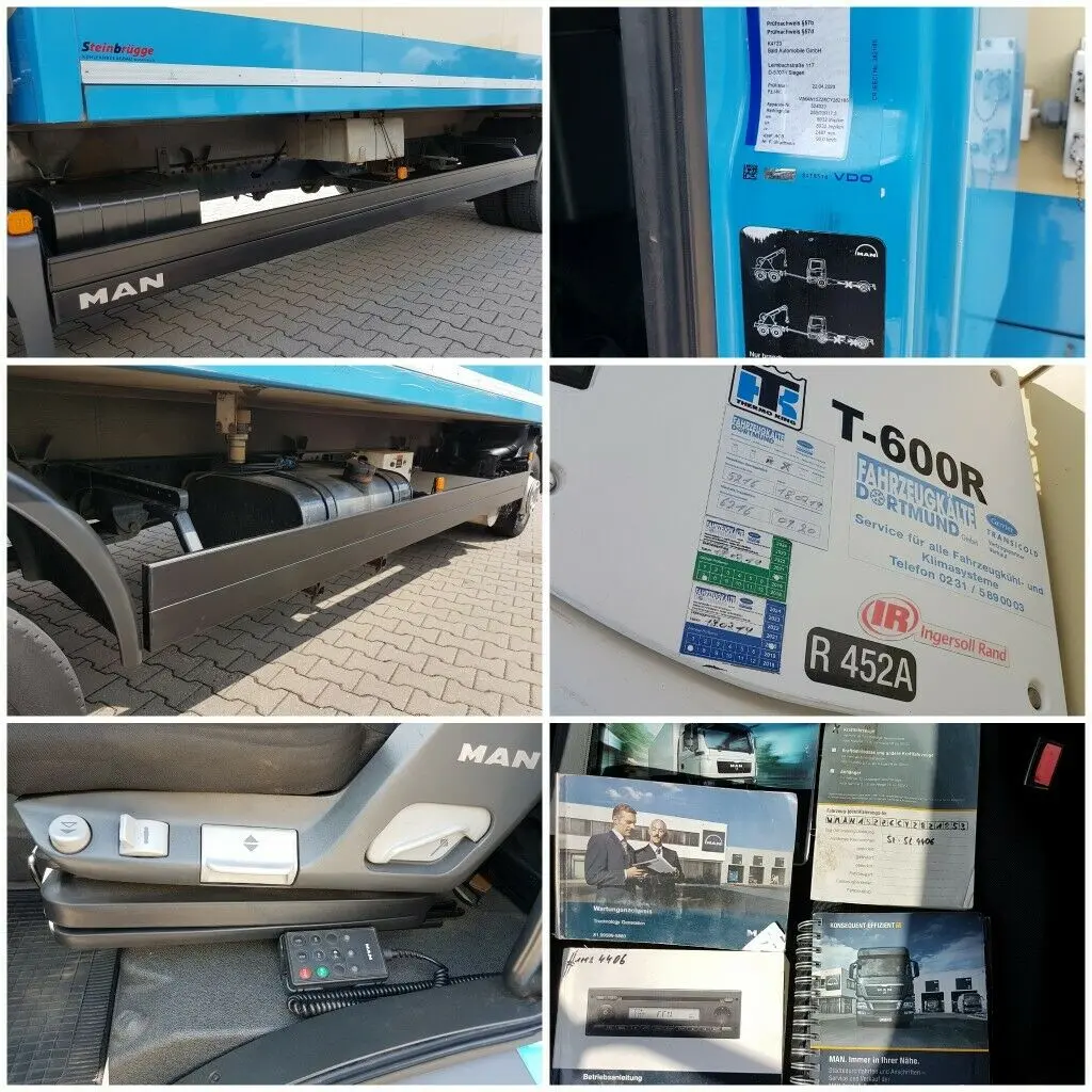MAN TGL 12.180 BL, рефрижератор 36 м3, гидролифт, установка Thermoking, без пробега по РФ - фото 6
