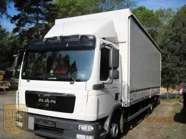 MAN TGL 12.220, штора-борт 44м3, все загрузки, гидролифт - фото 8