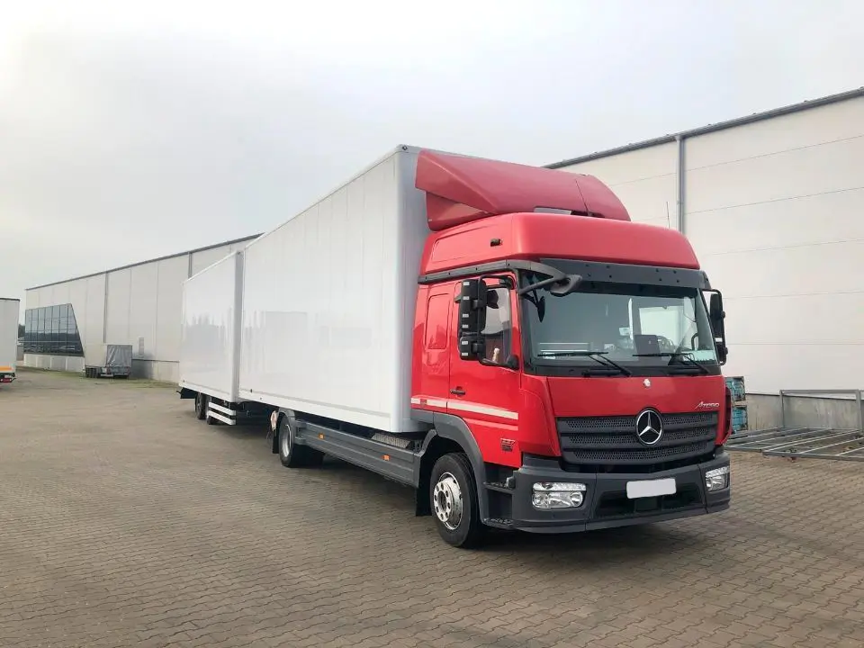 Автопоезд фургон 115 м3, Mercedes Atego 1227 L, 2016 год, г/п 11 тонн - фото 4