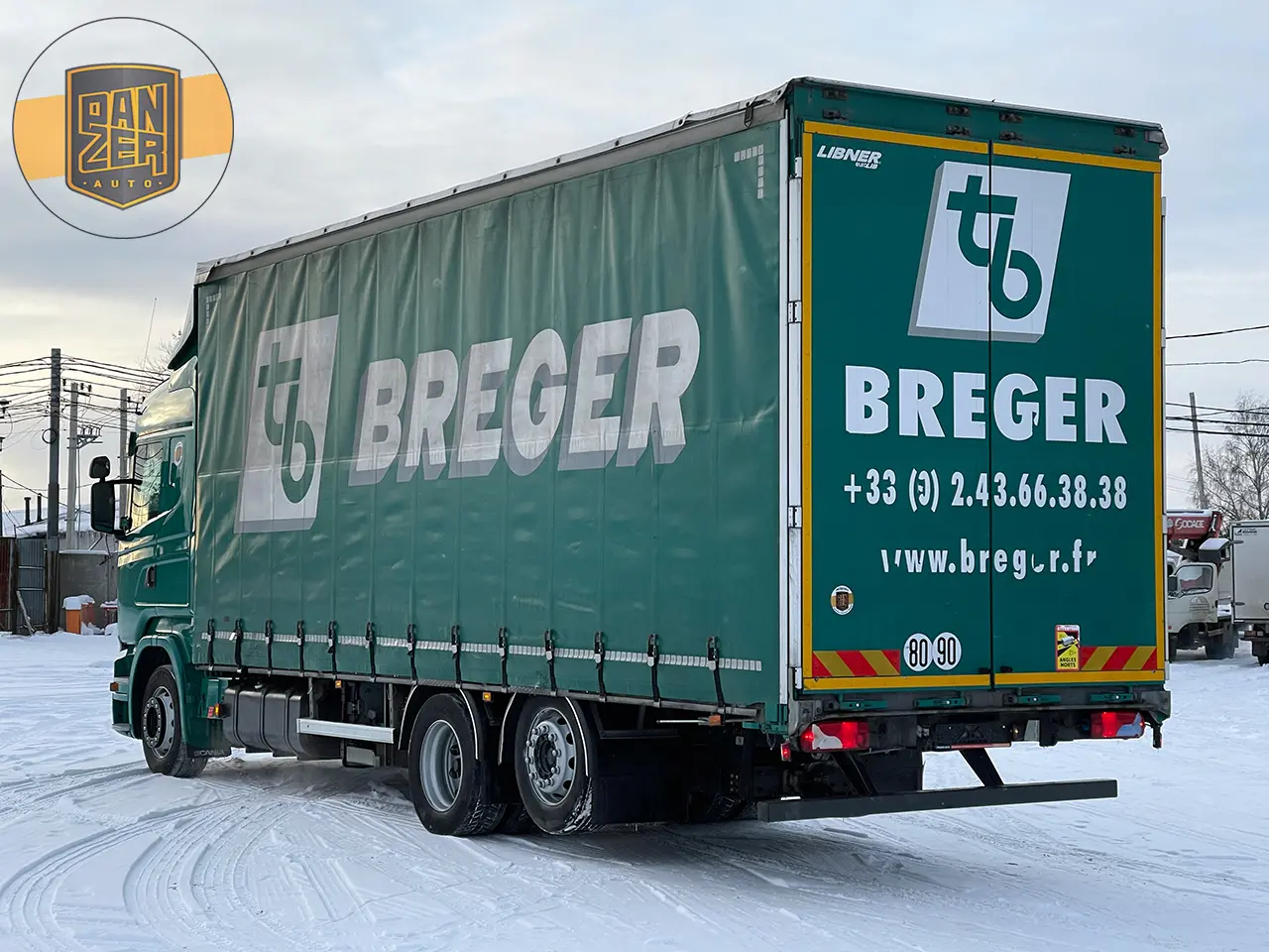 Scania R410, 6х2, 2015 год, штора 61 куб, 20 европалет, без пробега по РФ - фото