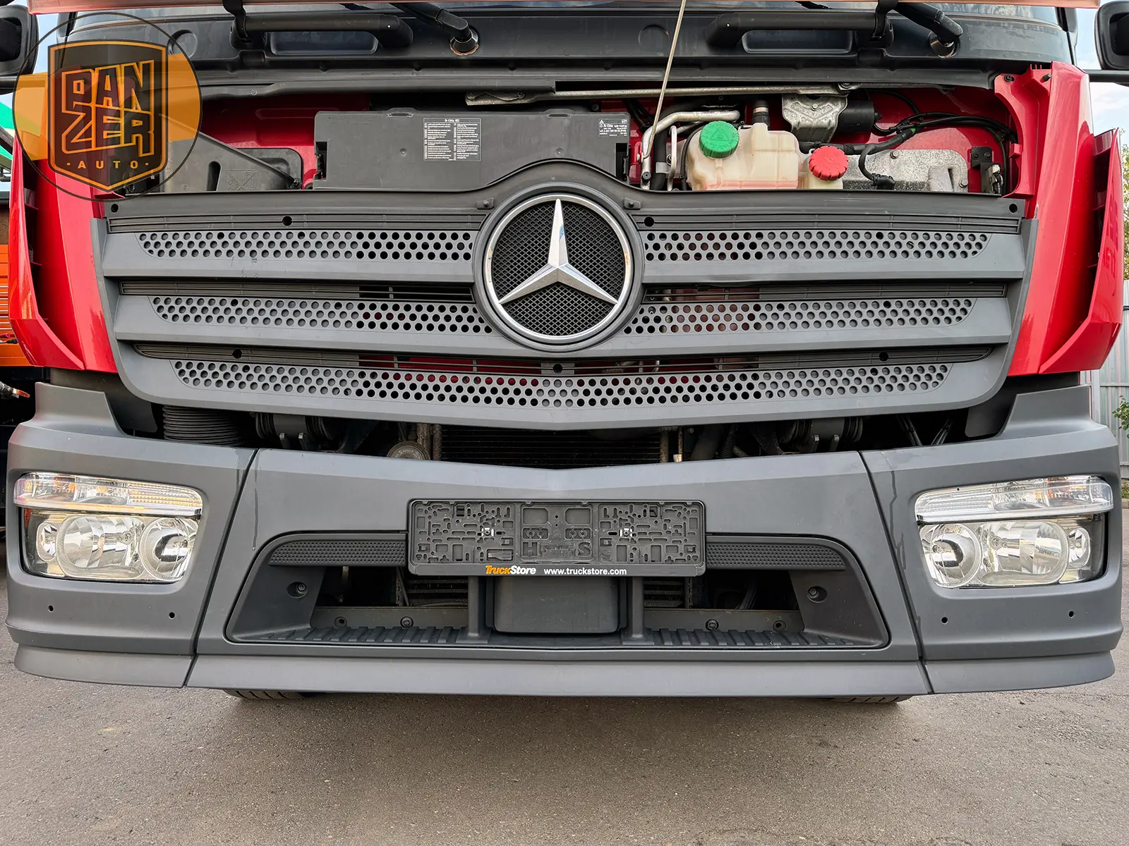 mercedes-benz atego 1230, 2019 год, фургон 18 палет с воротами 18