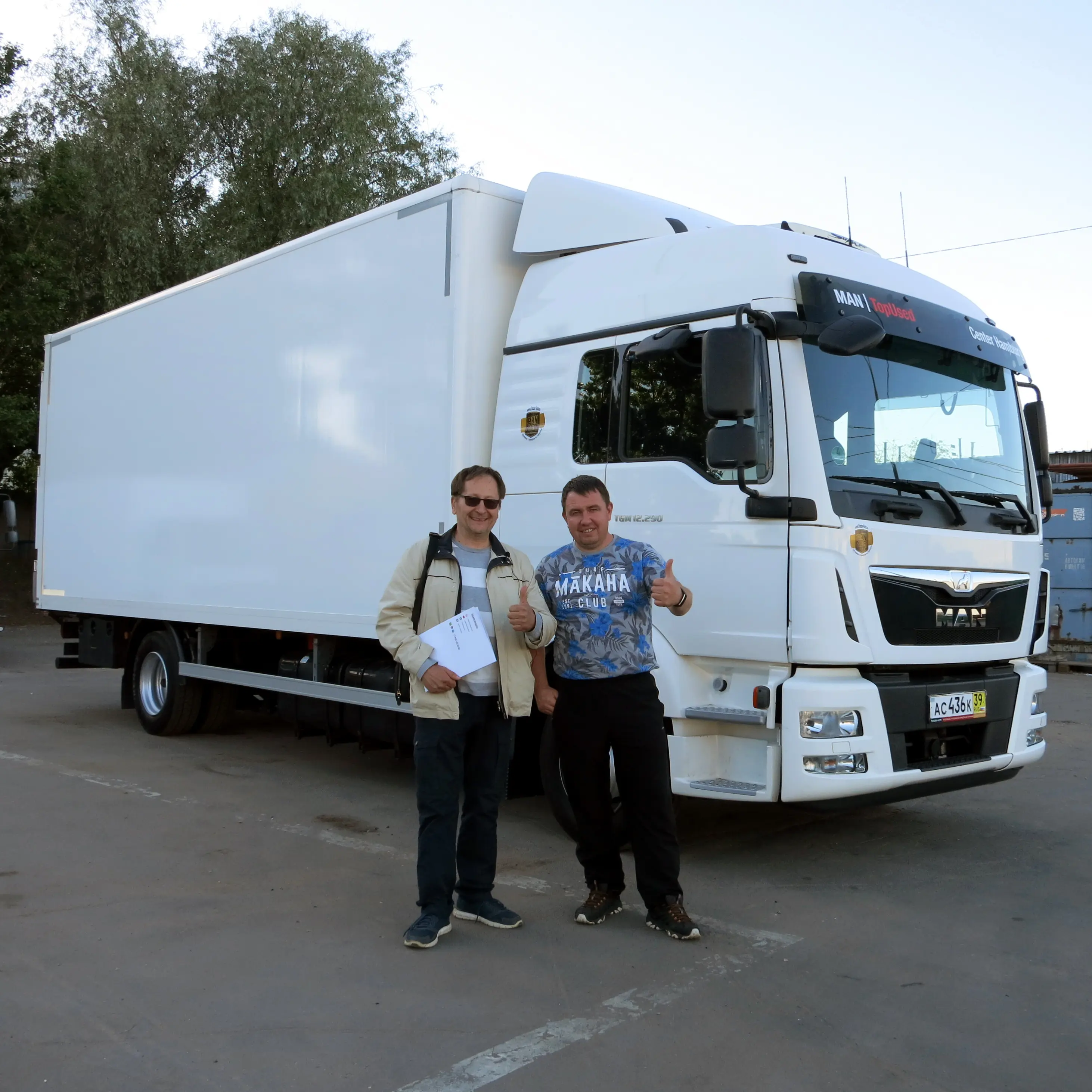 Фотография покупателя MAN TGM 12.290 фургон, г. Кострома - регион отгрузки