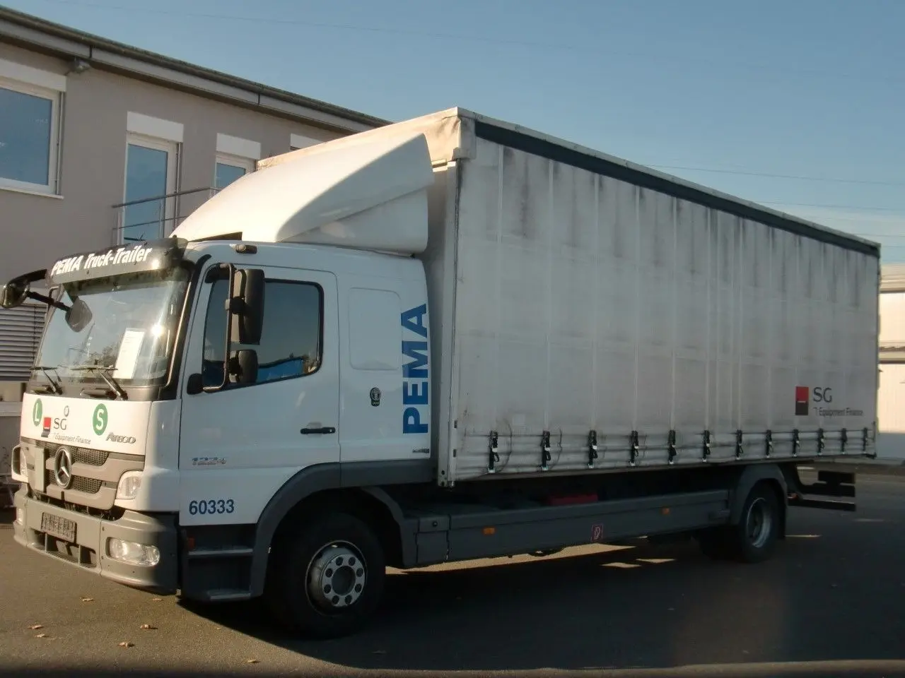 Mercedes Atego 1224 L, штора, ворота, все загрузки, без пробега по РФ - фото 4