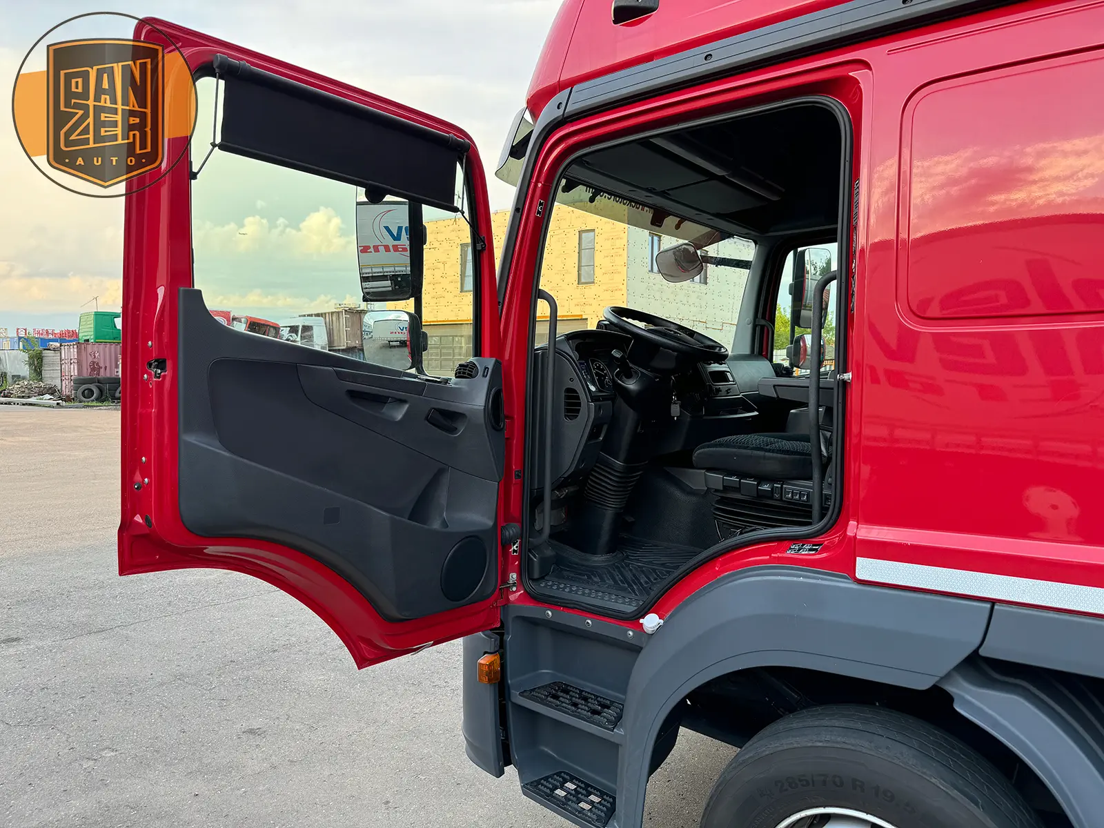 mercedes-benz atego 1230, 2019 год, фургон 18 палет с воротами 33