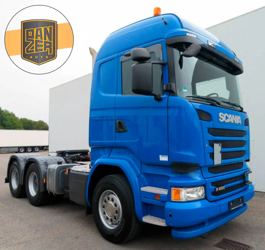 Тягач Scania R 490, 6х4, кабина Highline, КПП Opticruise, гидравлика, без пробега по РФ - фото-детальных