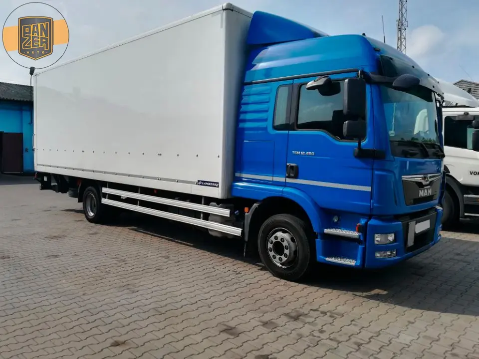 MAN TGM 12.290 BL, 2015 год, фургон изотермический 46 кубов, гидролифт - фото