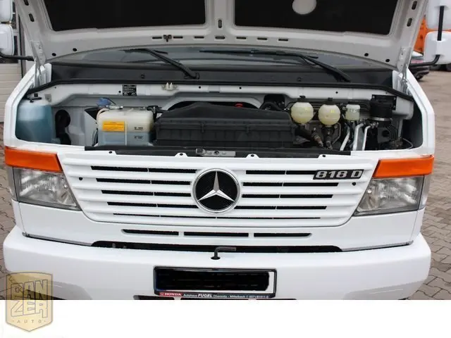 Эвакуатор Mercedes Vario 818, 2011 г, сдвоенная кабина, лебедка, состояние нового - фото 8