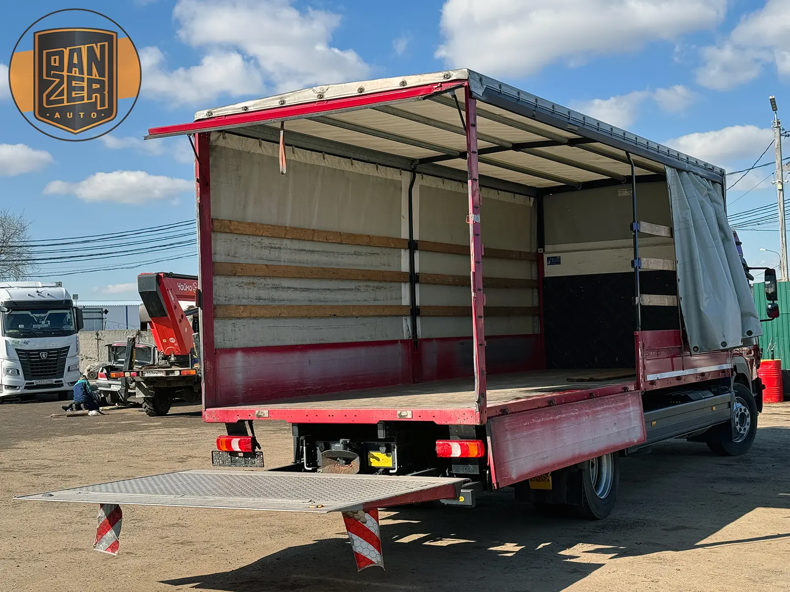 Mercedes Atego 1223, 2018 год, штора-борт 44 м3, гидроборт купить из Германии
