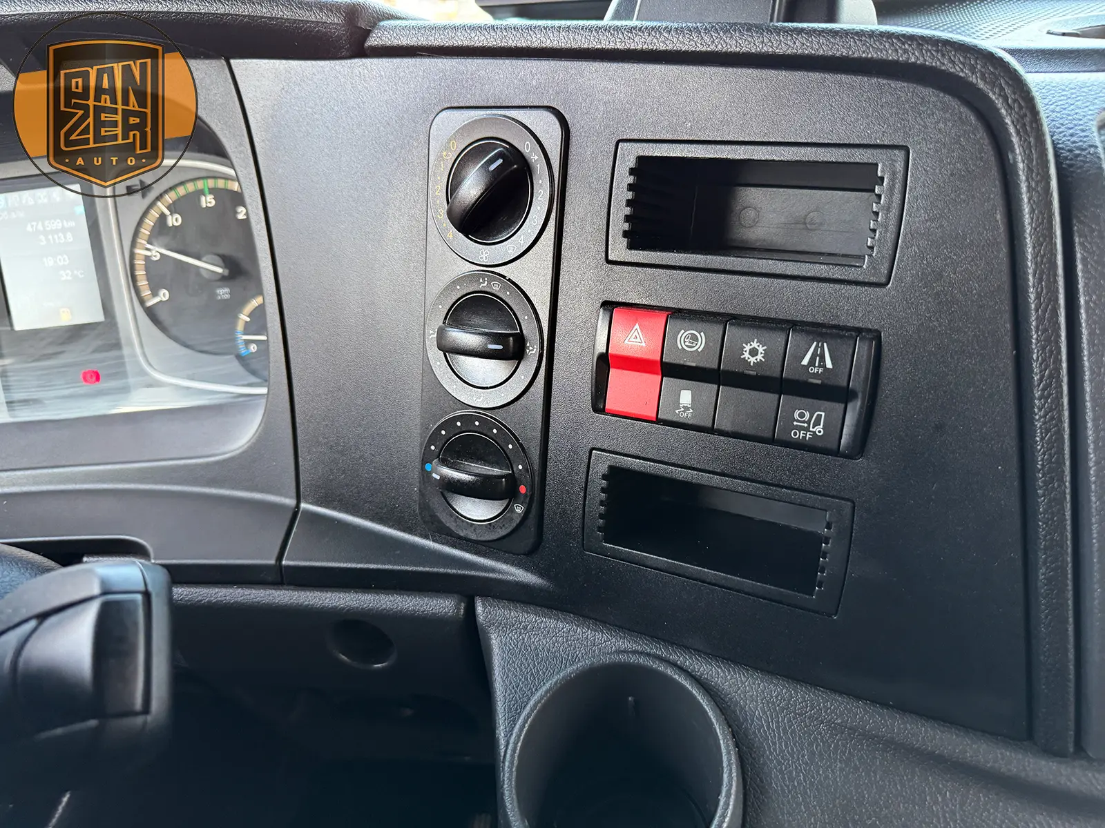 mercedes-benz atego 1230, фургон 18 палет, гидроборт 35