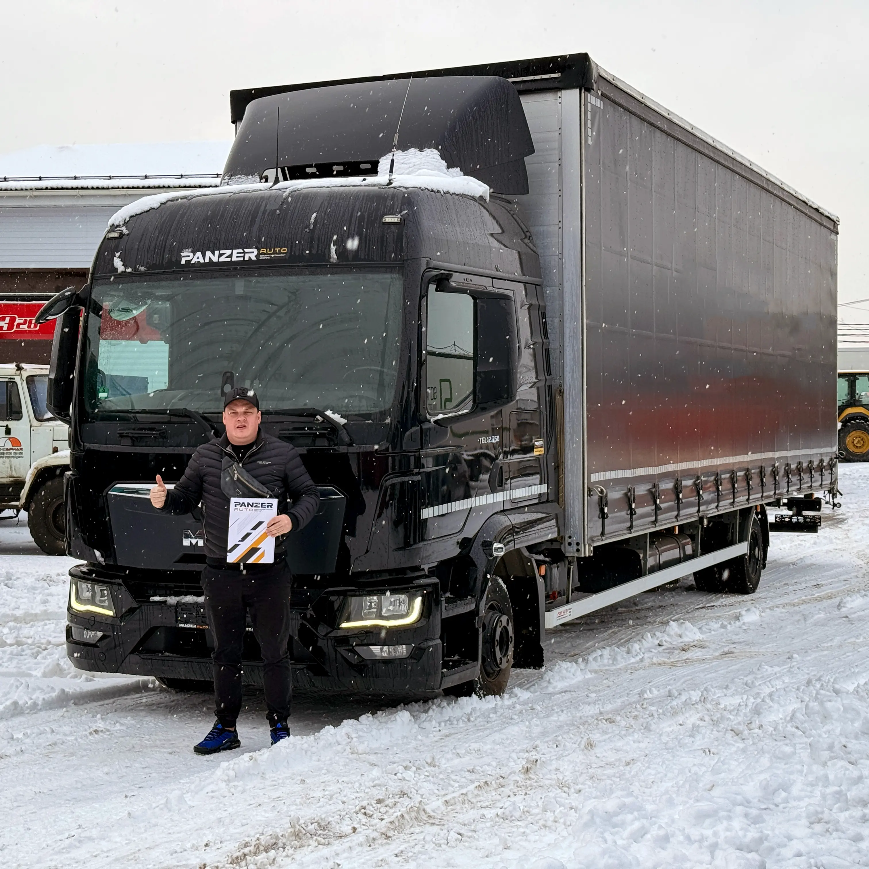 Фотография покупателя MAN TGL 12.250 шторный, Великий Новгород - регион отгрузки