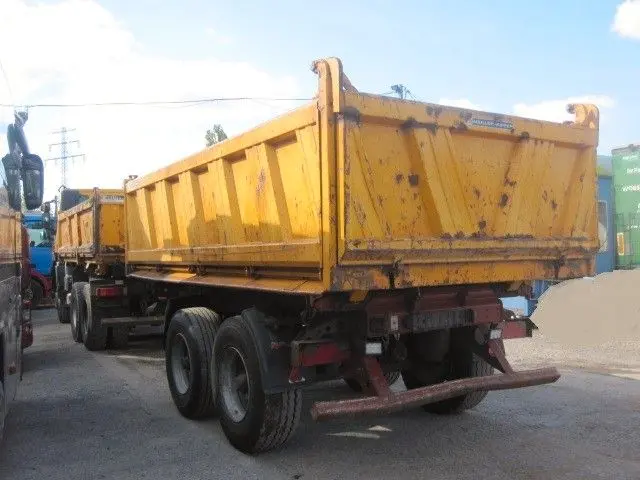 Fliegl, прицеп - самосвал 10м3, 2003г, г/п 15т, верхний зацеп, оси тандем, R22.5, из Германии - фото 3